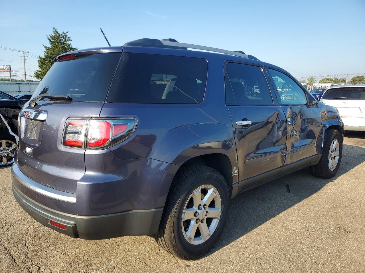 2014 Gmc Acadia Sle Blue vin: 1GKKRPKDXEJ183226