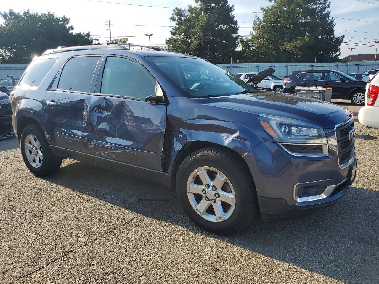 2014 Gmc Acadia Sle Blue vin: 1GKKRPKDXEJ183226