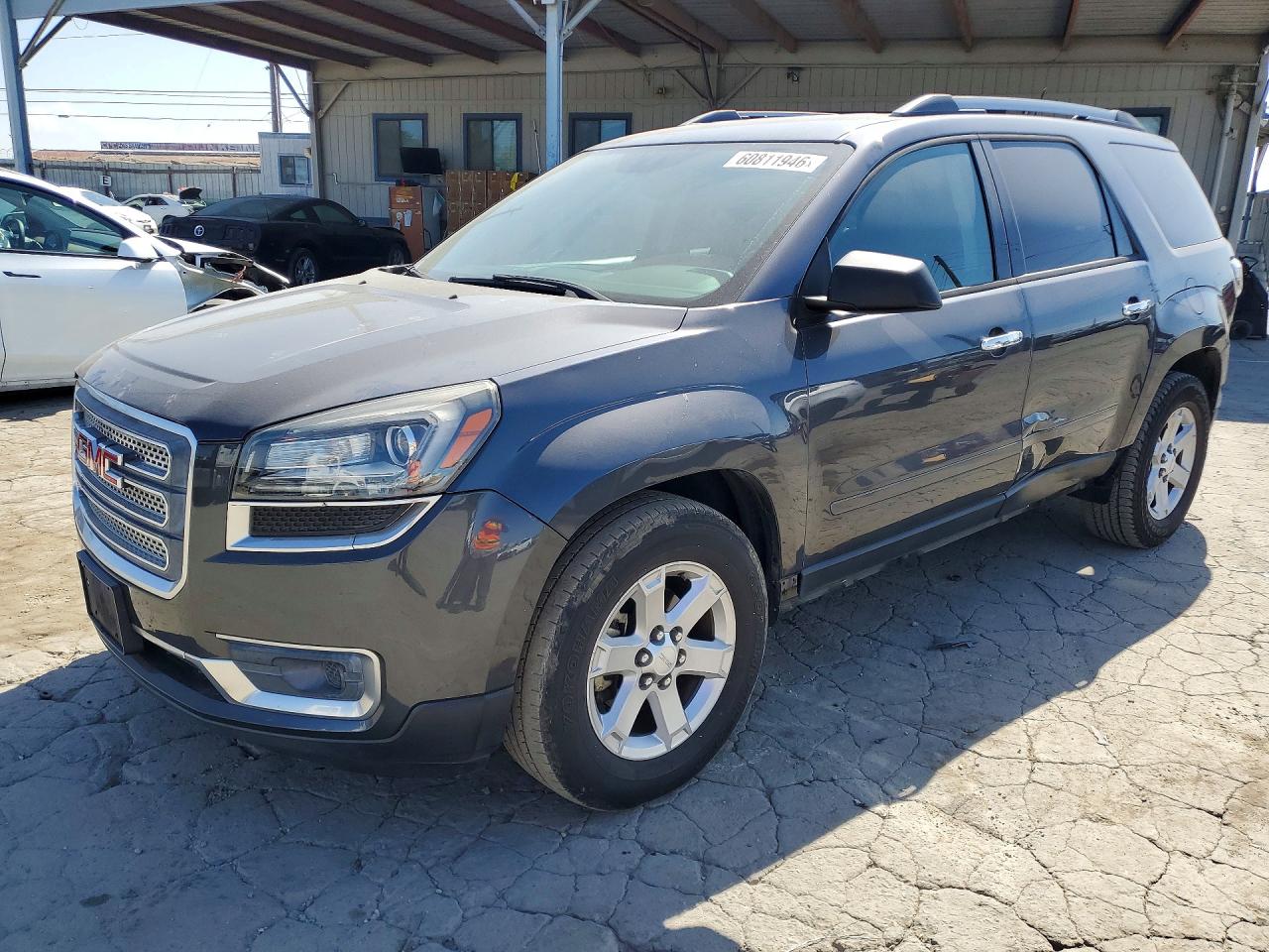 2014 Gmc Acadia Sle Gray vin: 1GKKRPKDXEJ326997