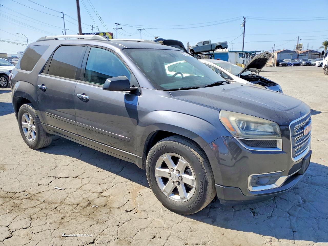 2014 Gmc Acadia Sle Gray vin: 1GKKRPKDXEJ326997