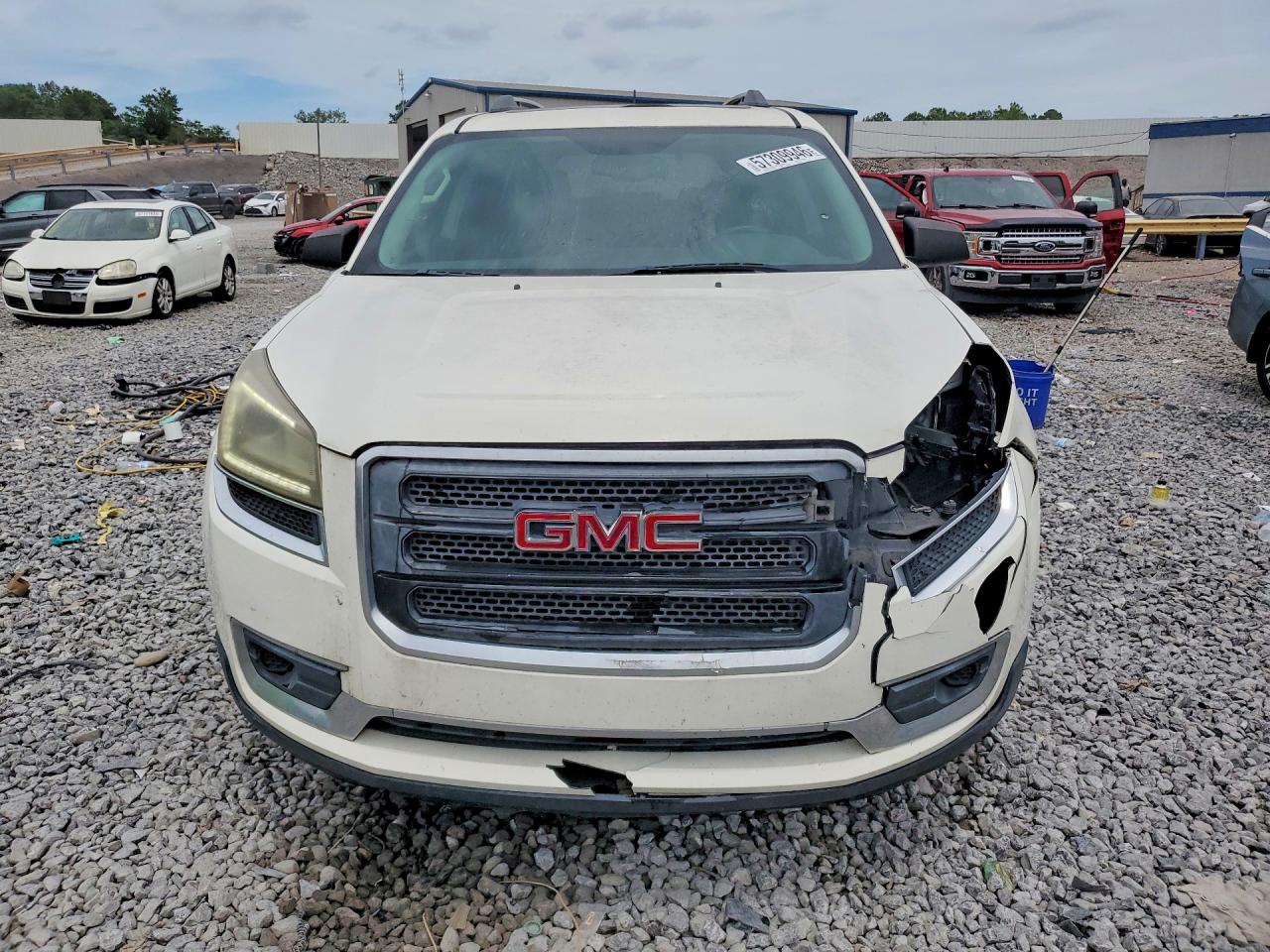 2014 Gmc Acadia Sle Beige vin: 1GKKRPKDXEJ374371