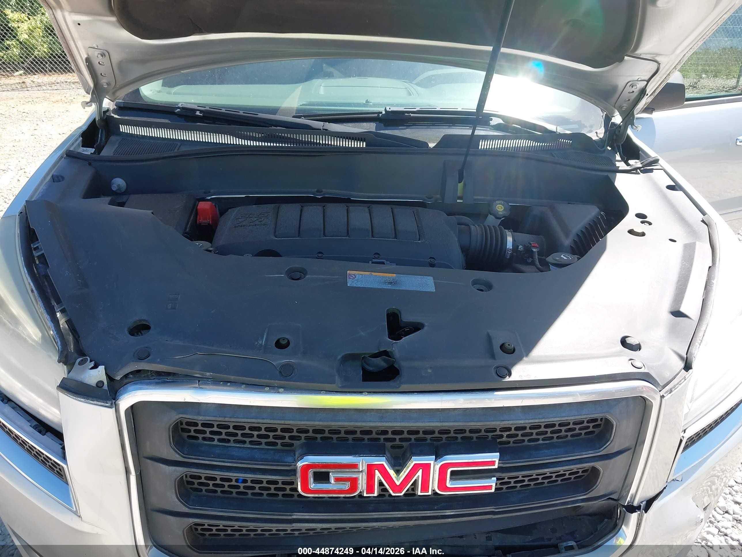 2015 Gmc Acadia Sle-2 Silver vin: 1GKKRPKDXFJ124260