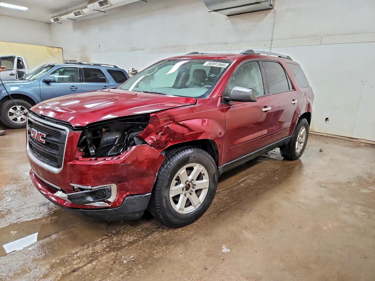 2015 Gmc Acadia Sle Бордовый vin: 1GKKRPKDXFJ384870
