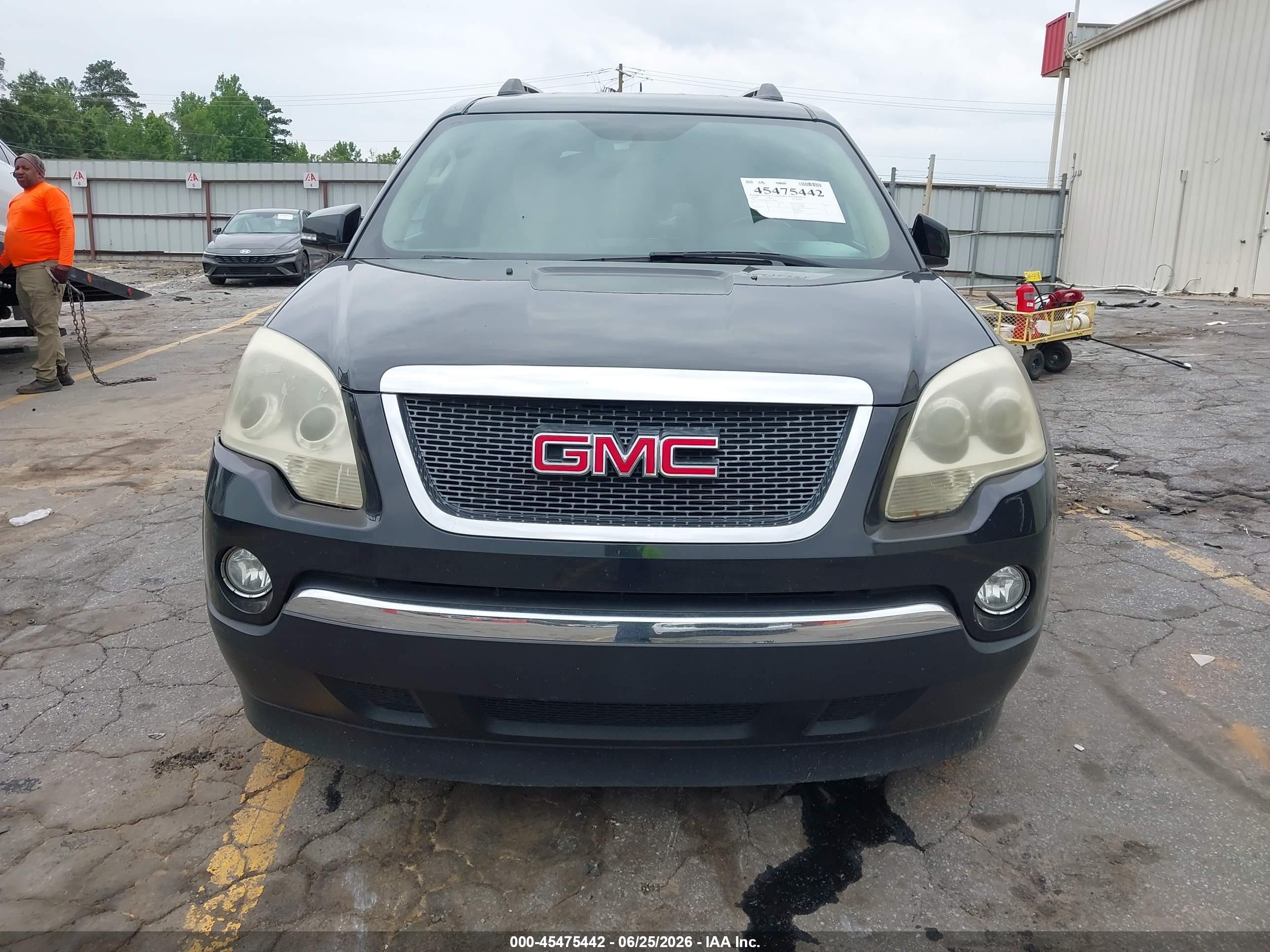 2012 Gmc Acadia Slt-1 Black vin: 1GKKRRED0CJ391846