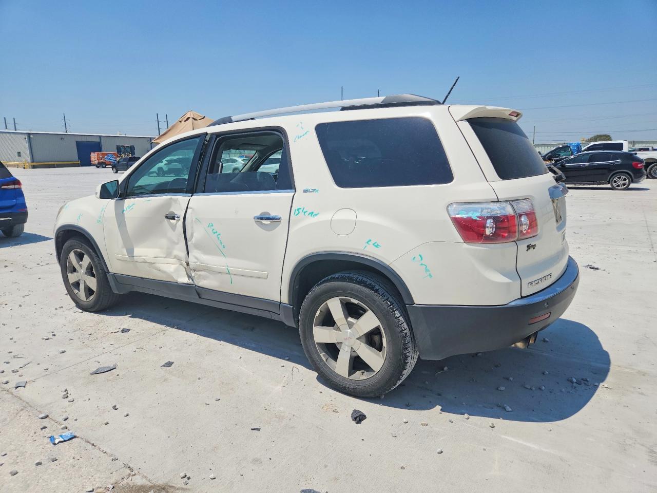 2011 Gmc Acadia Slt-1 White vin: 1GKKRRED1BJ210381