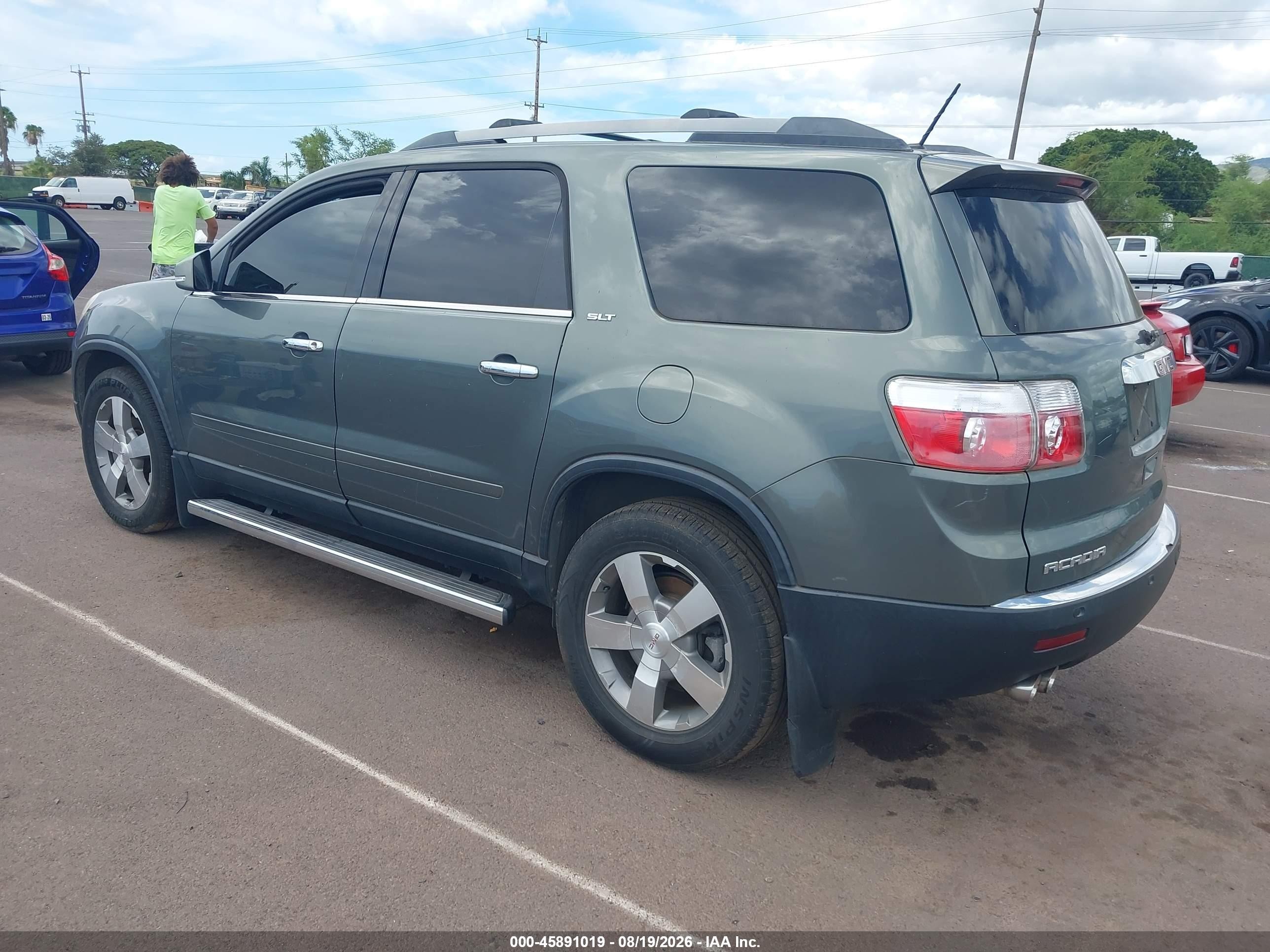 2011 Gmc Acadia Slt-1 Серый vin: 1GKKRRED1BJ247821