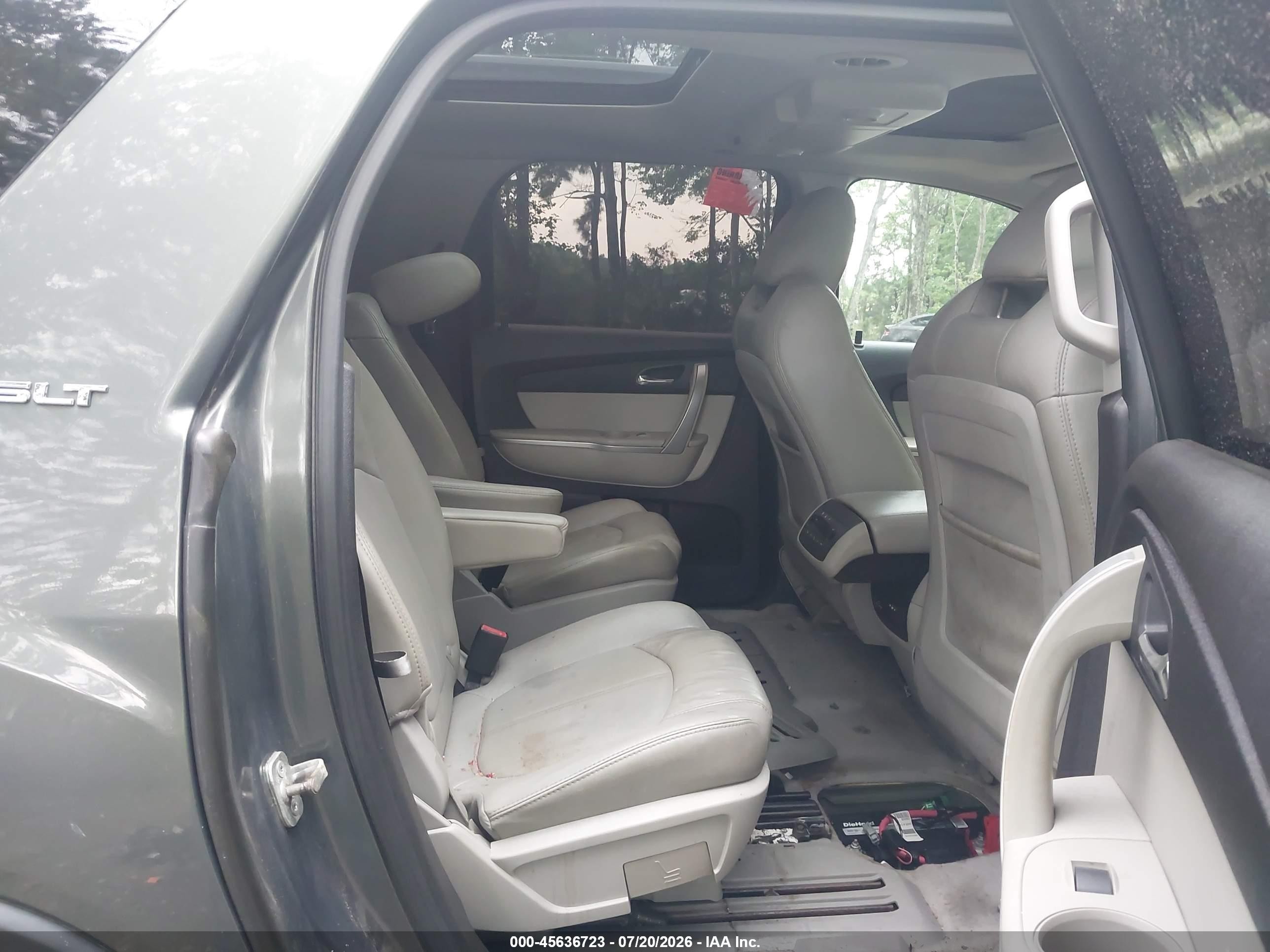 2011 Gmc Acadia Slt-1 Серый vin: 1GKKRRED1BJ363309