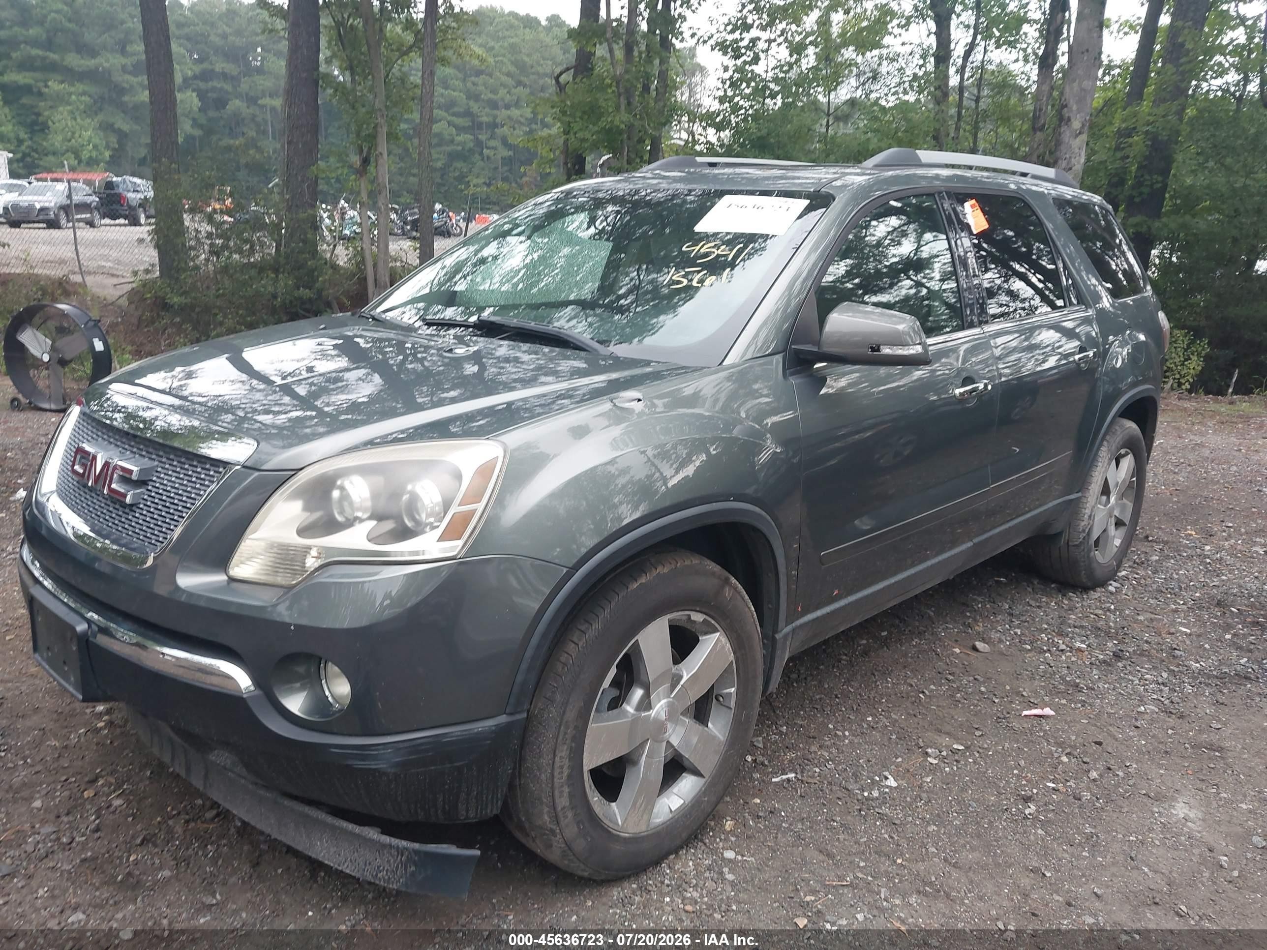 2011 Gmc Acadia Slt-1 Серый vin: 1GKKRRED1BJ363309