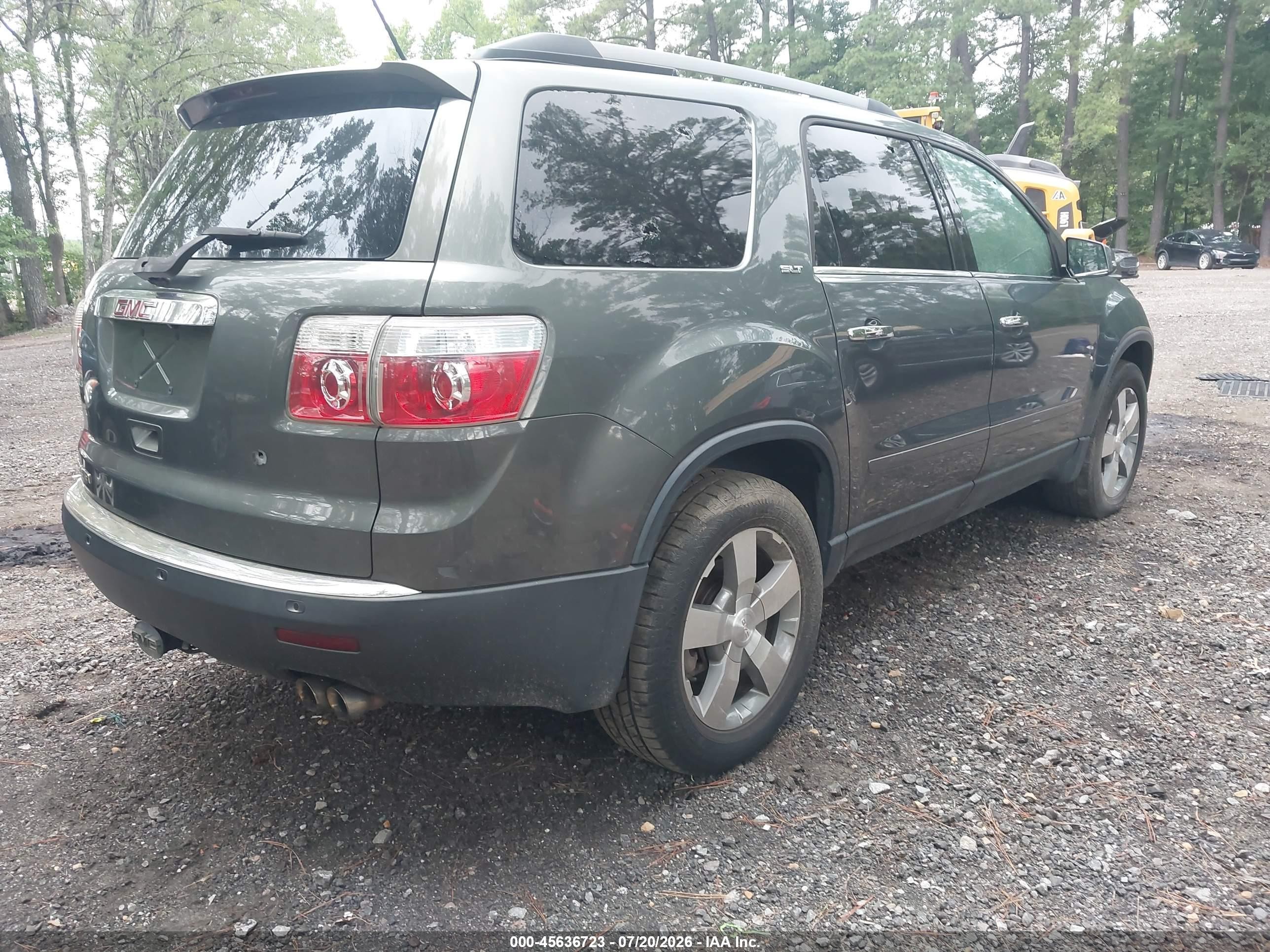 2011 Gmc Acadia Slt-1 Серый vin: 1GKKRRED1BJ363309