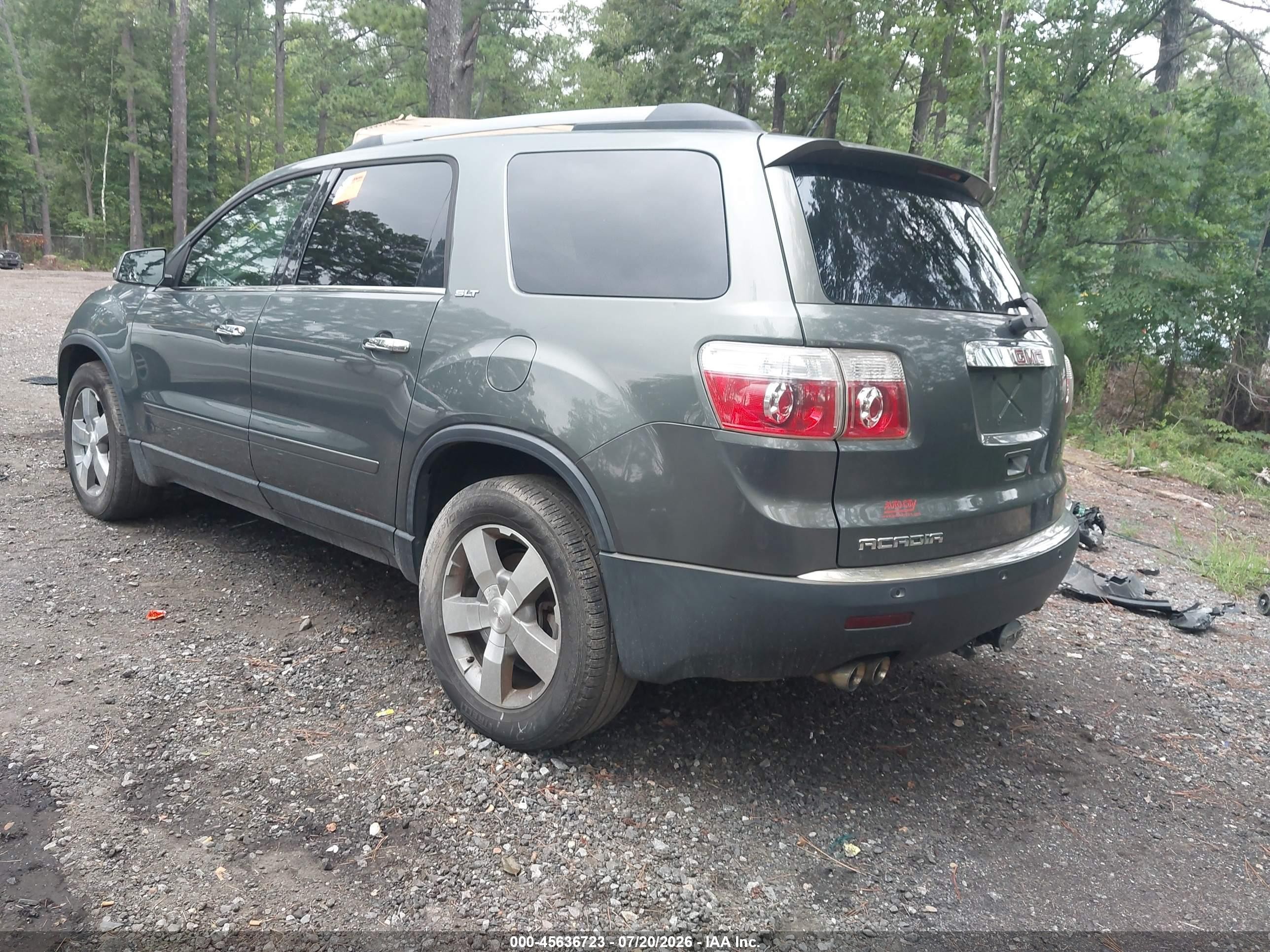 2011 Gmc Acadia Slt-1 Серый vin: 1GKKRRED1BJ363309
