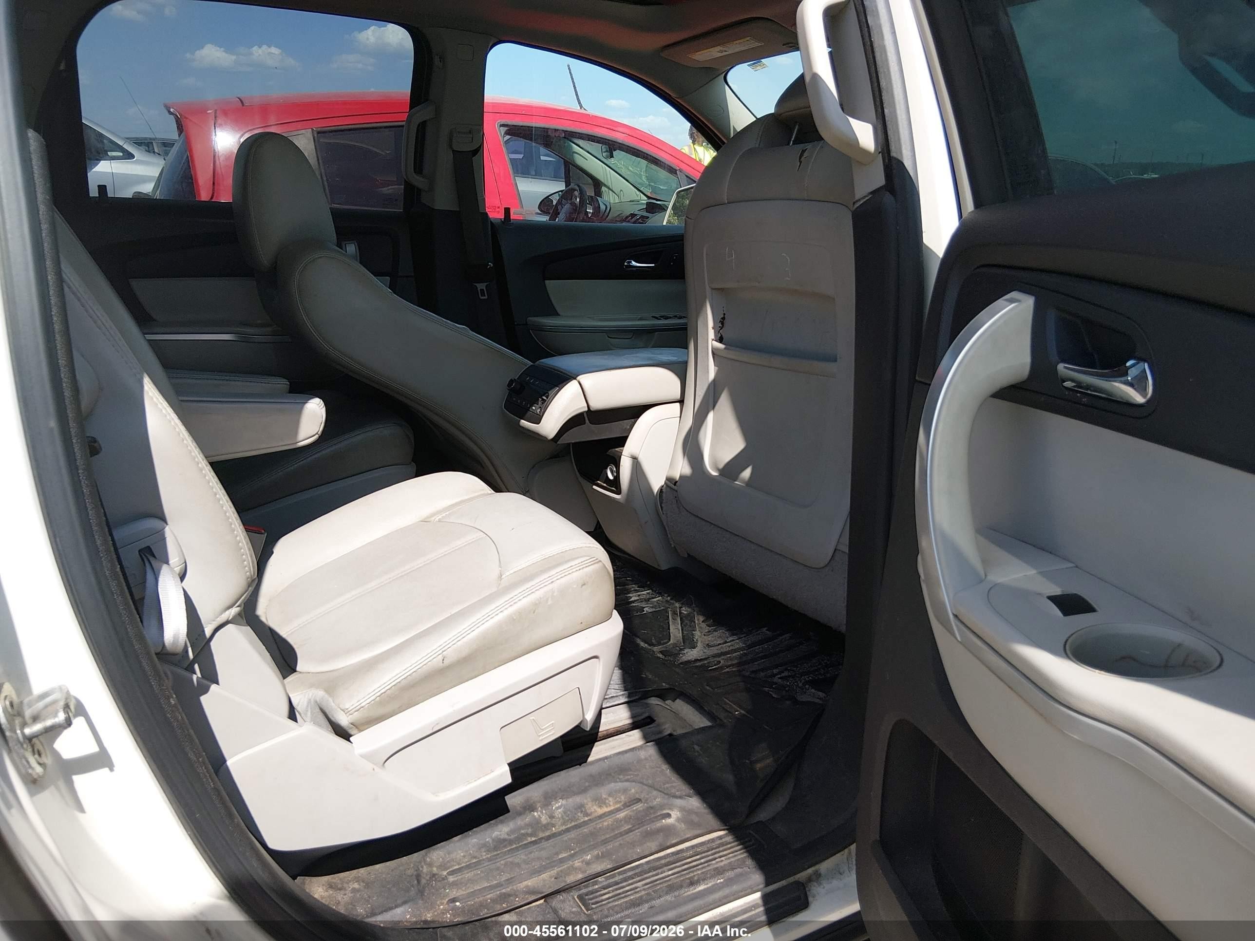 2011 Gmc Acadia Slt-1 White vin: 1GKKRRED1BJ414520