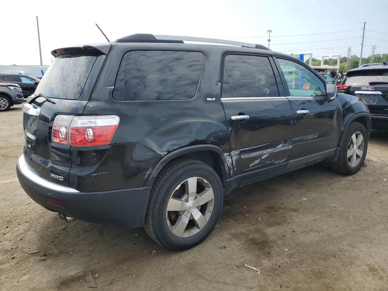 2012 Gmc Acadia Slt-1 Black vin: 1GKKRRED1CJ122366