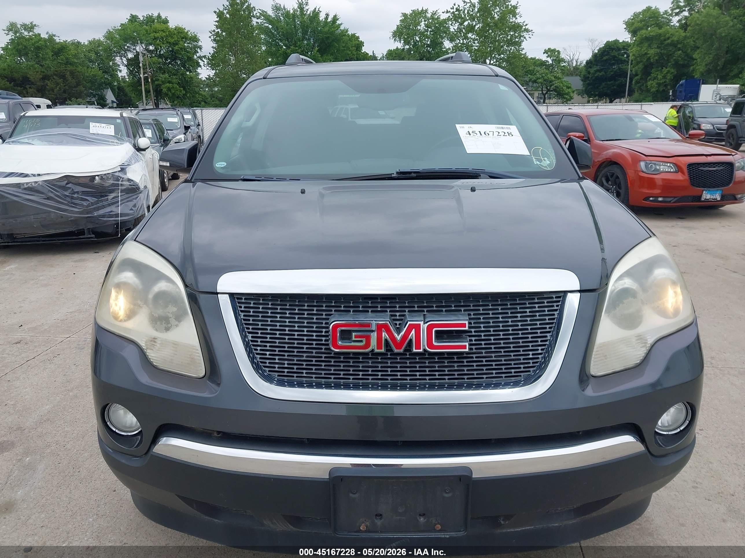 2012 Gmc Acadia Slt-1 Gray vin: 1GKKRRED1CJ265706