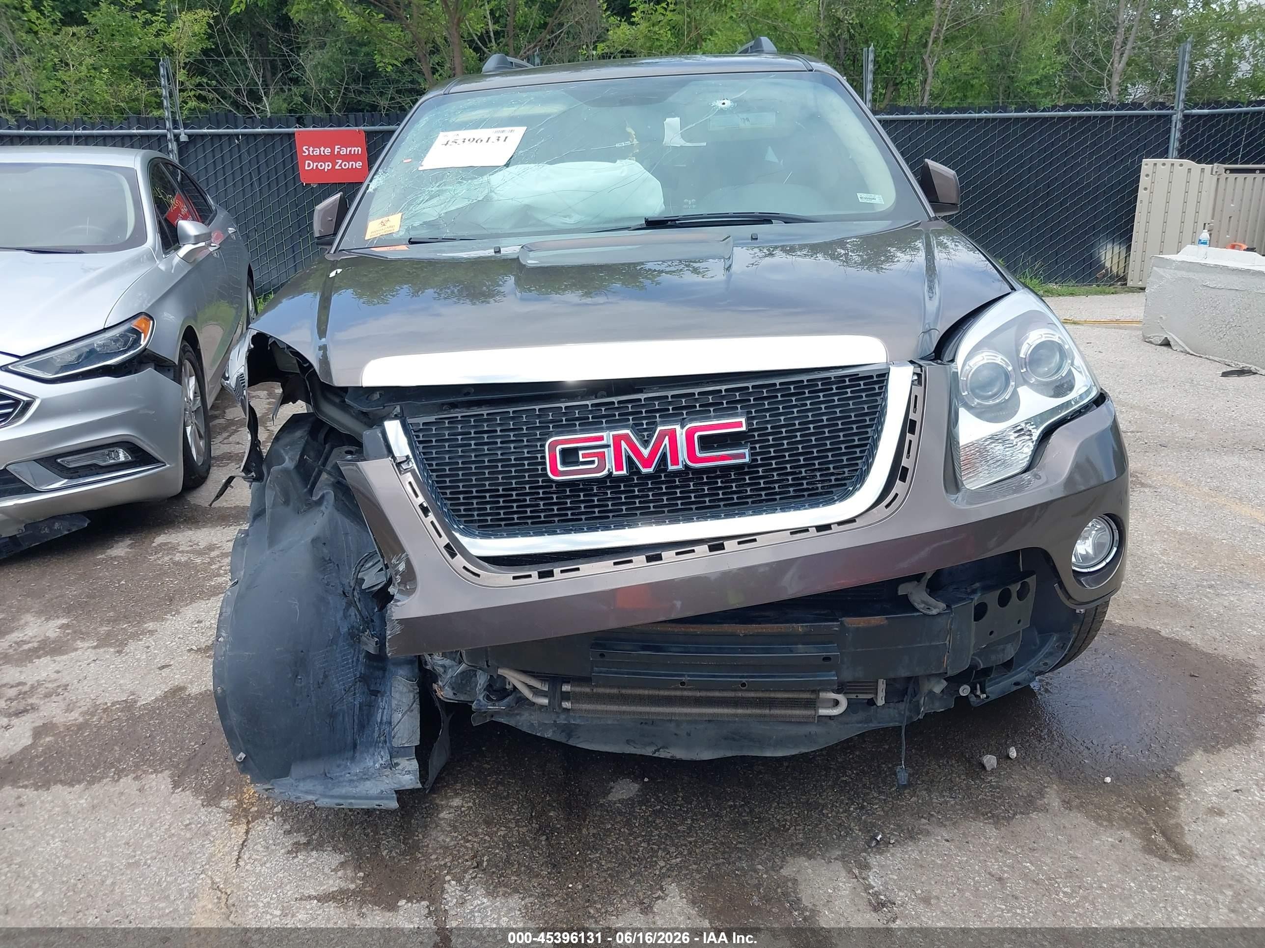 2012 Gmc Acadia Slt-1 Brown vin: 1GKKRRED1CJ398613