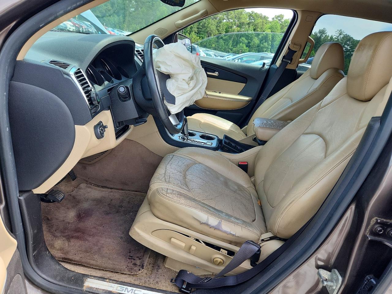 2011 Gmc Acadia Slt-1 Tan vin: 1GKKRRED2BJ295697
