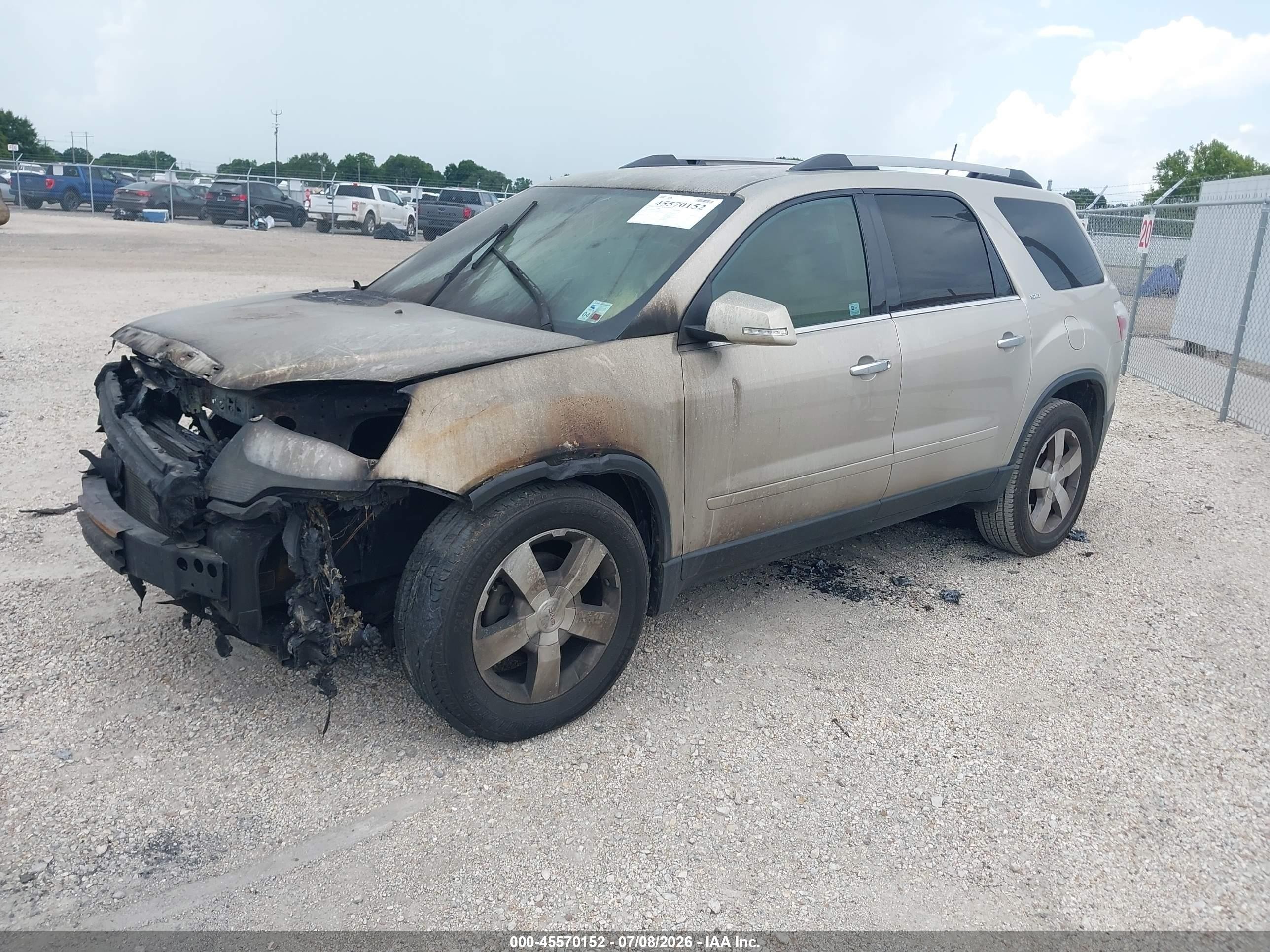2011 Gmc Acadia Slt-1 Tan vin: 1GKKRRED3BJ182809