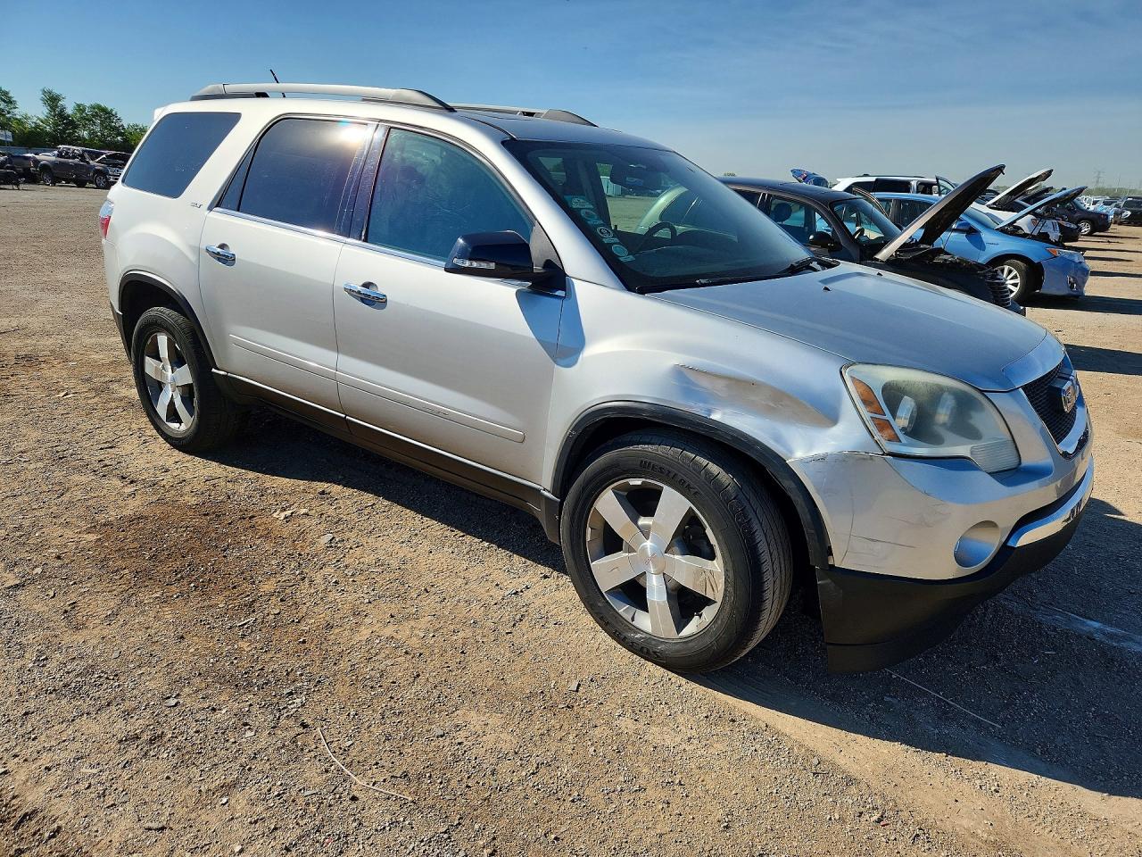 2011 Gmc Acadia Slt-1 Silver vin: 1GKKRRED3BJ231376