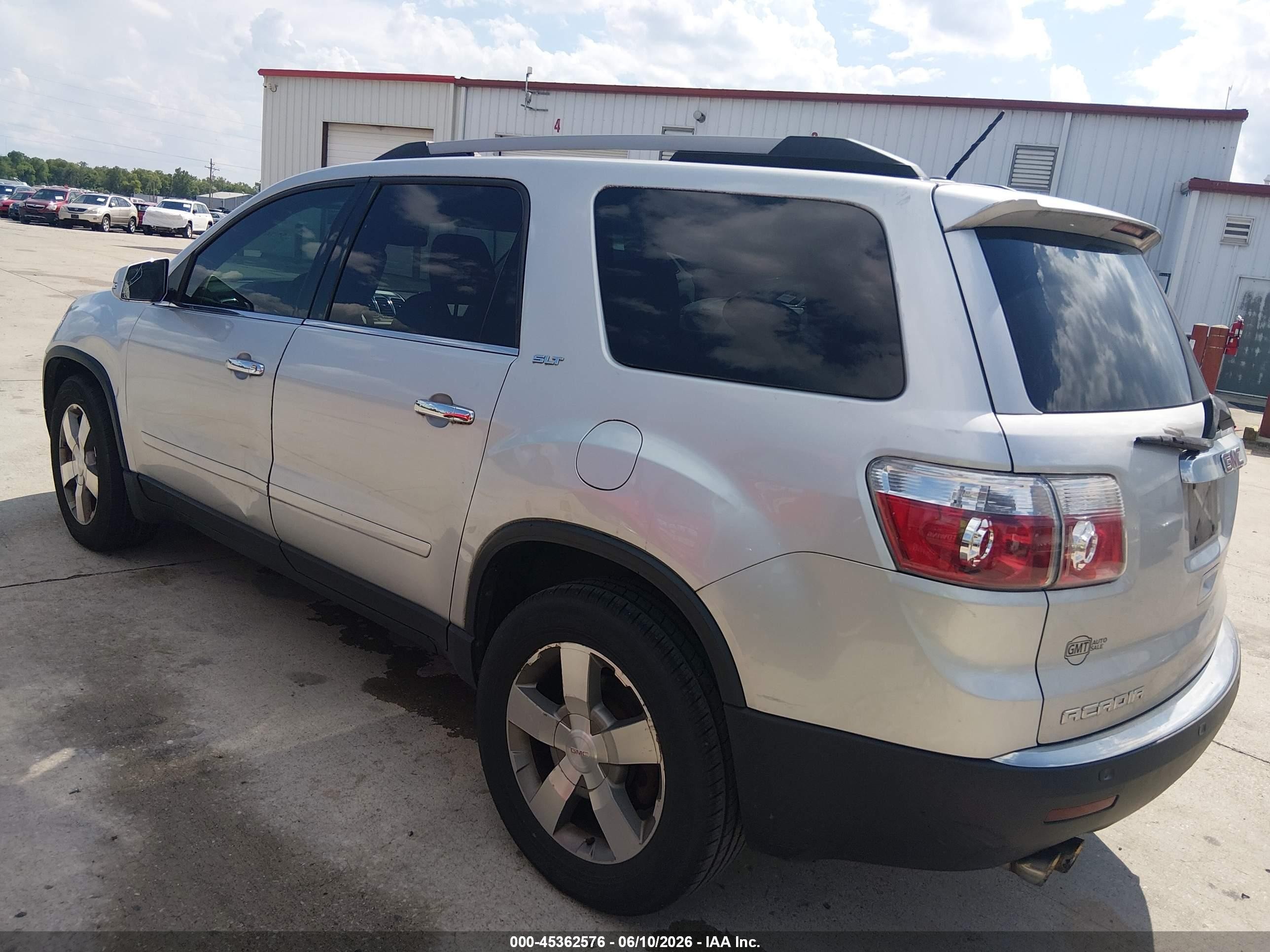 2012 Gmc Acadia Slt-1 Gray vin: 1GKKRRED3CJ324643