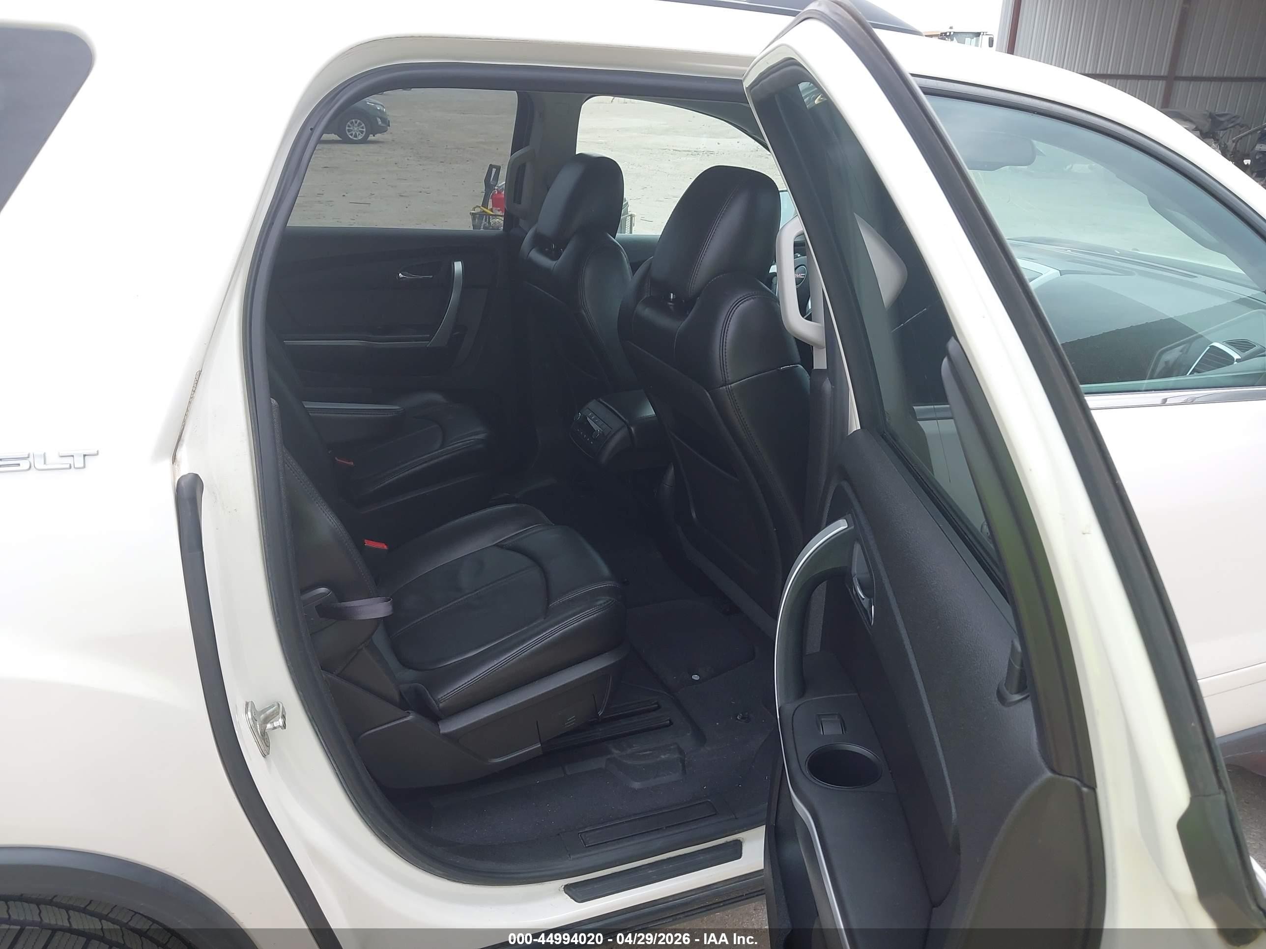 2012 Gmc Acadia Slt-1 White vin: 1GKKRRED4CJ338163