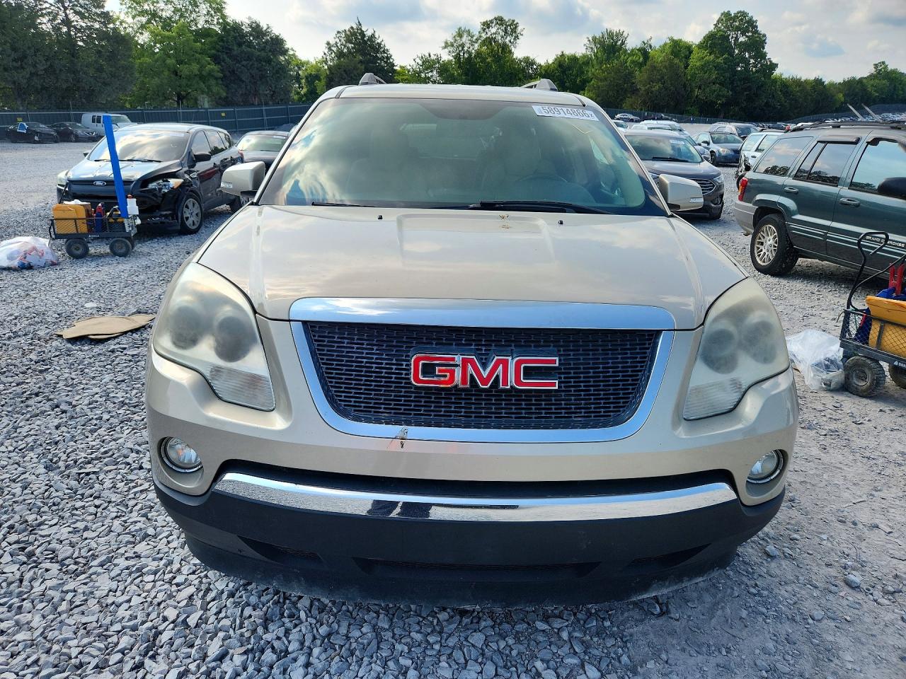 2012 Gmc Acadia Slt-1 Gold vin: 1GKKRRED5CJ221997