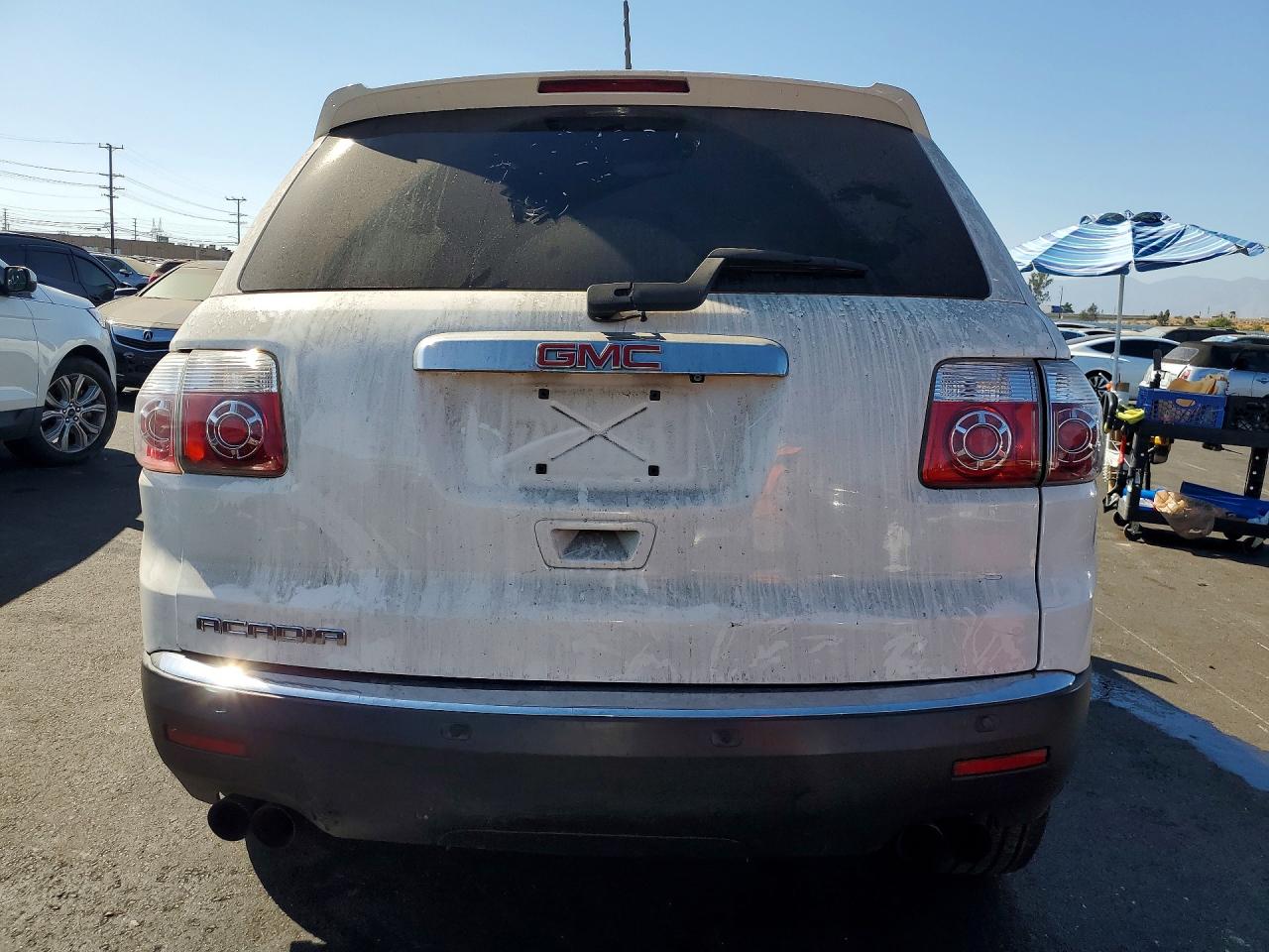 2012 Gmc Acadia Slt-1 White vin: 1GKKRRED6CJ314351