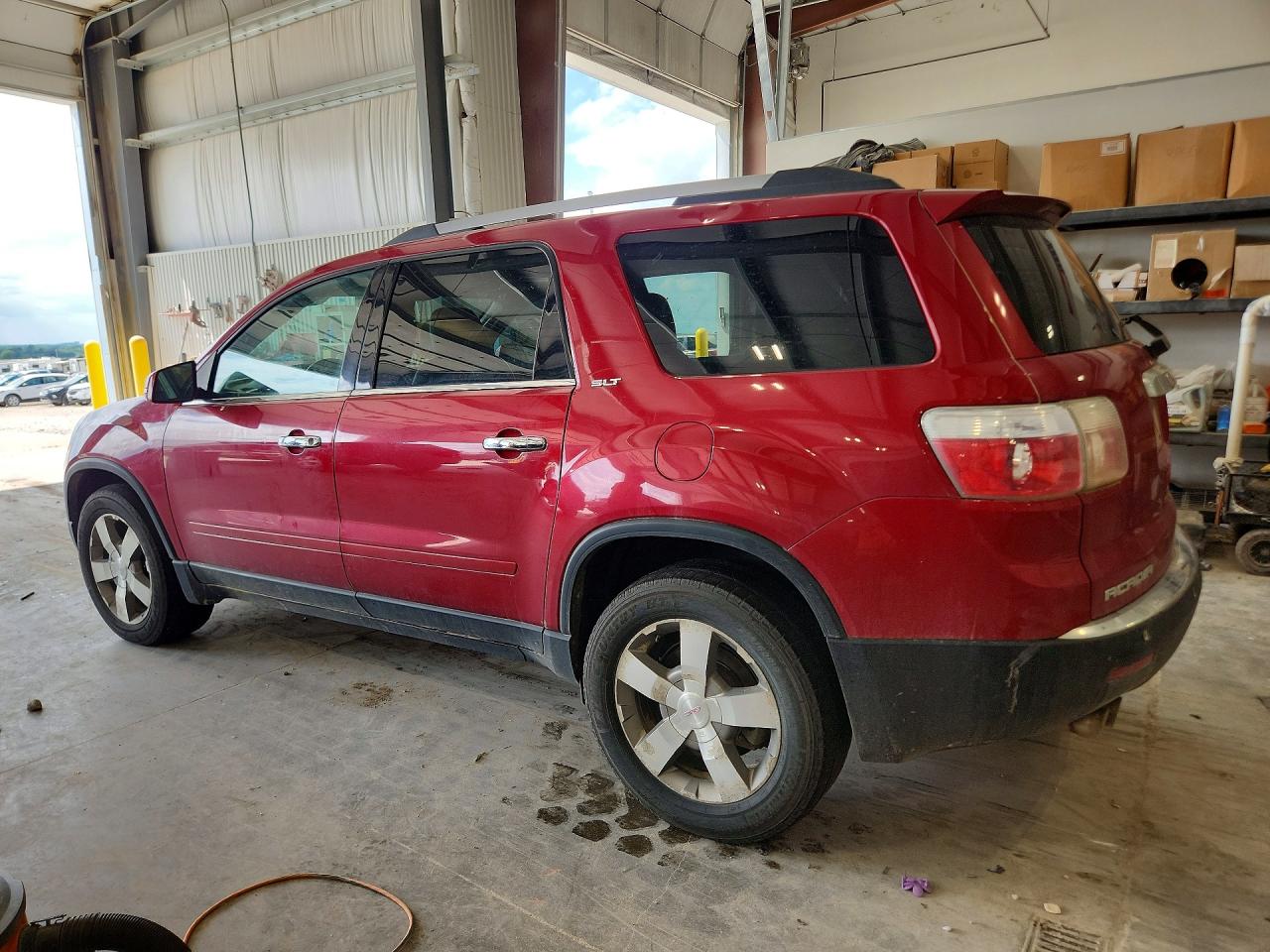 2012 Gmc Acadia Slt-1 Burgundy vin: 1GKKRRED6CJ350198