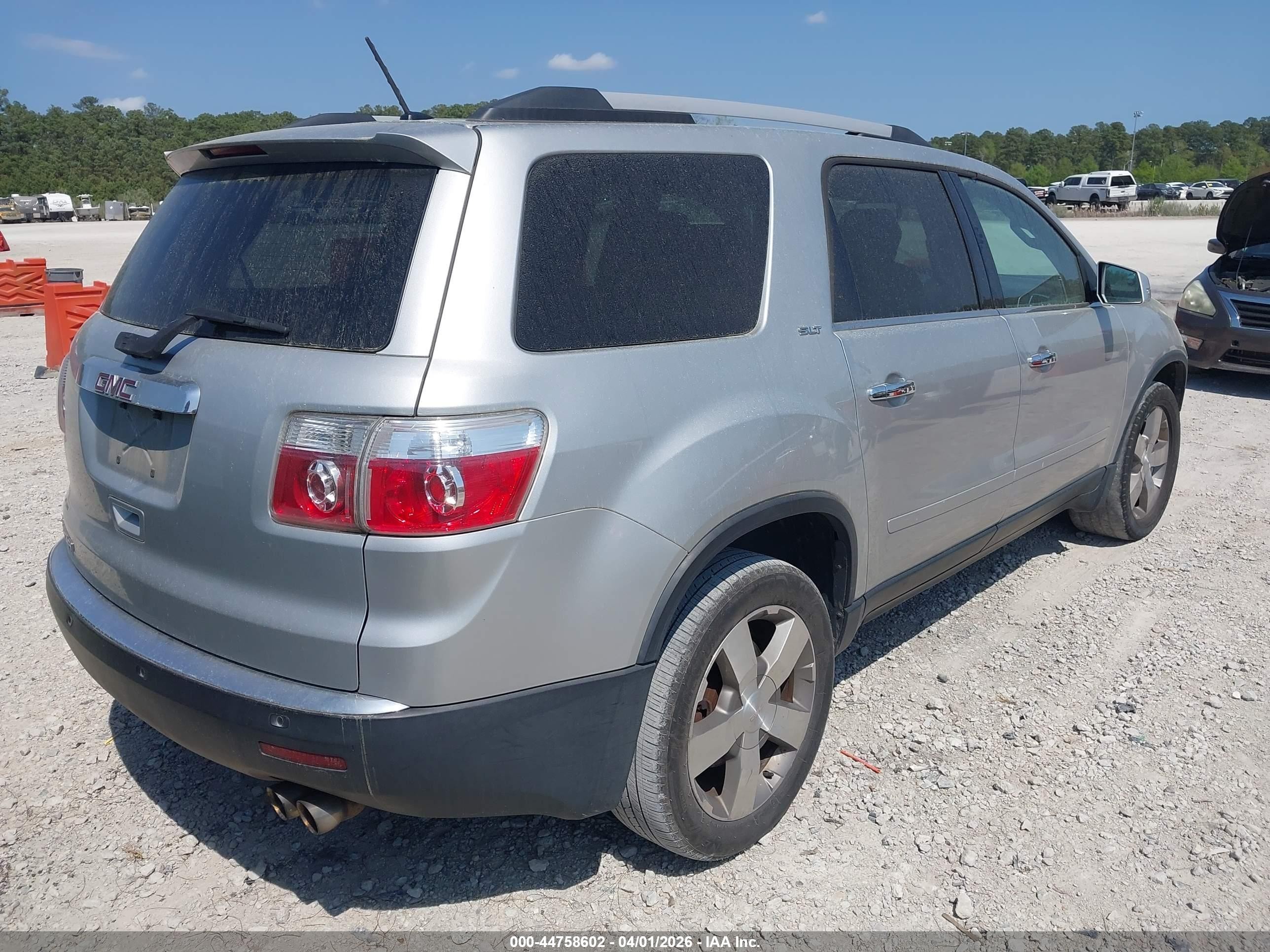 2012 Gmc Acadia Slt-1 Серебряный vin: 1GKKRRED7CJ107404
