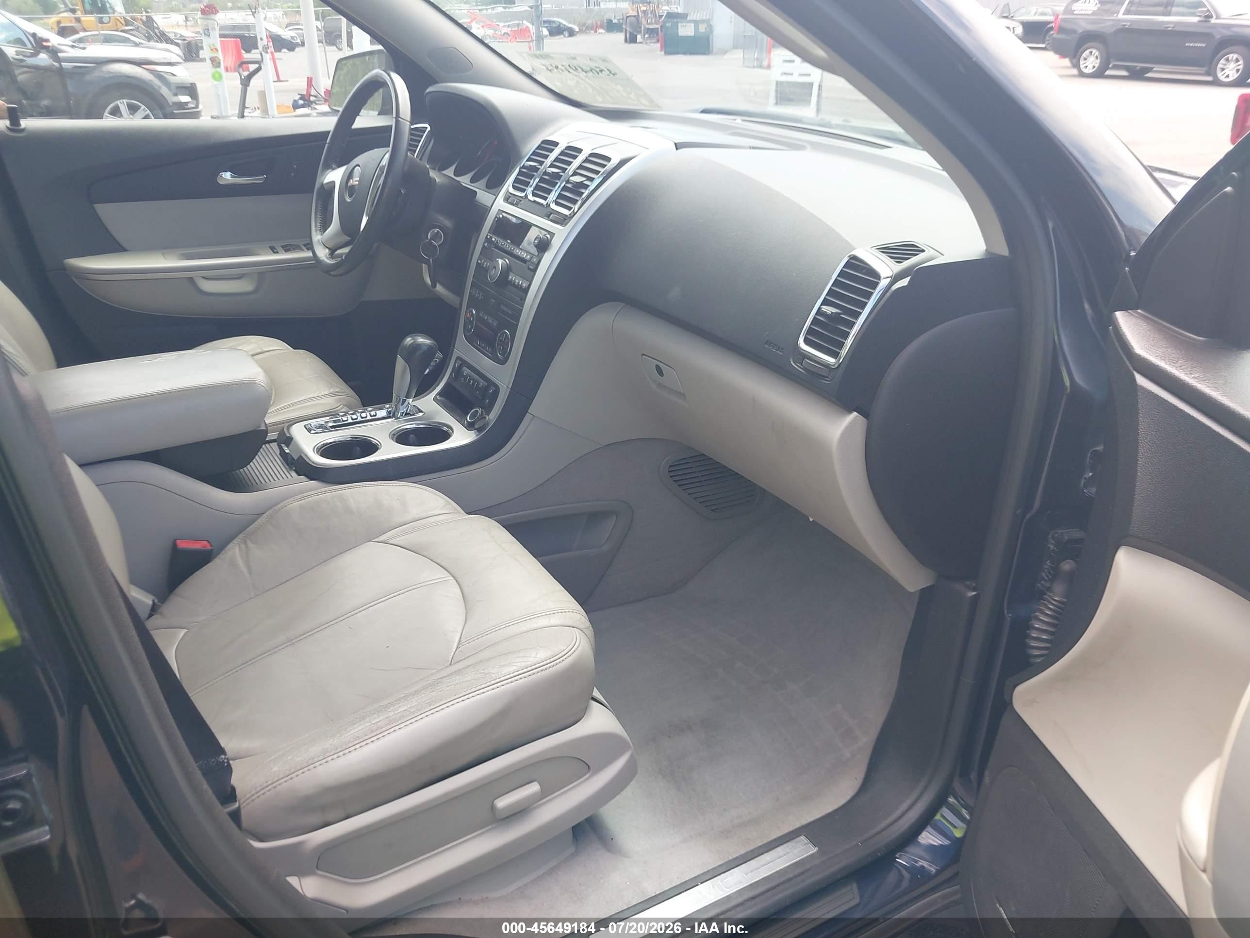2011 Gmc Acadia Slt-1 Dark Blue vin: 1GKKRRED8BJ318707