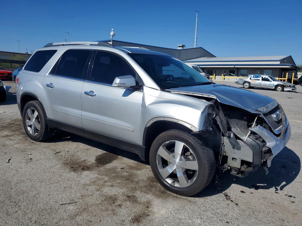 2011 Gmc Acadia Slt-1 Silver vin: 1GKKRRED8BJ334549