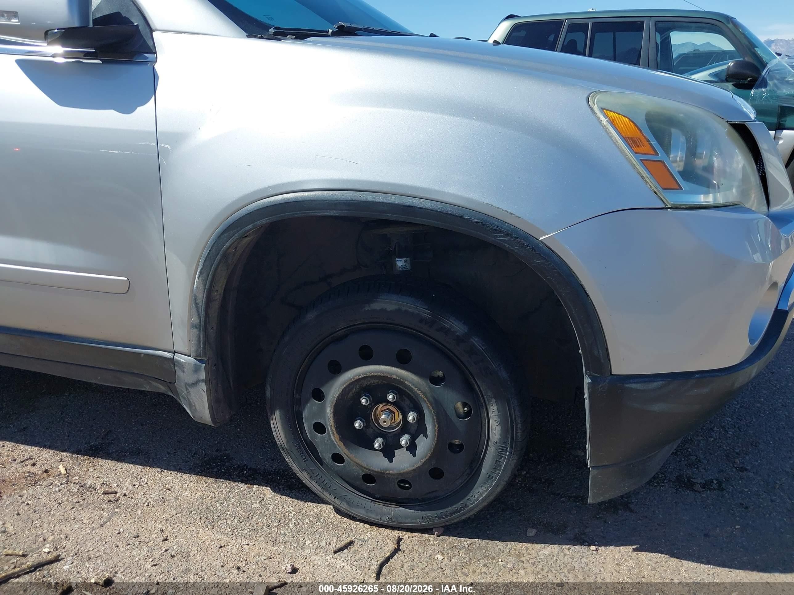 2011 Gmc Acadia Slt-1 Silver vin: 1GKKRRED8BJ336687