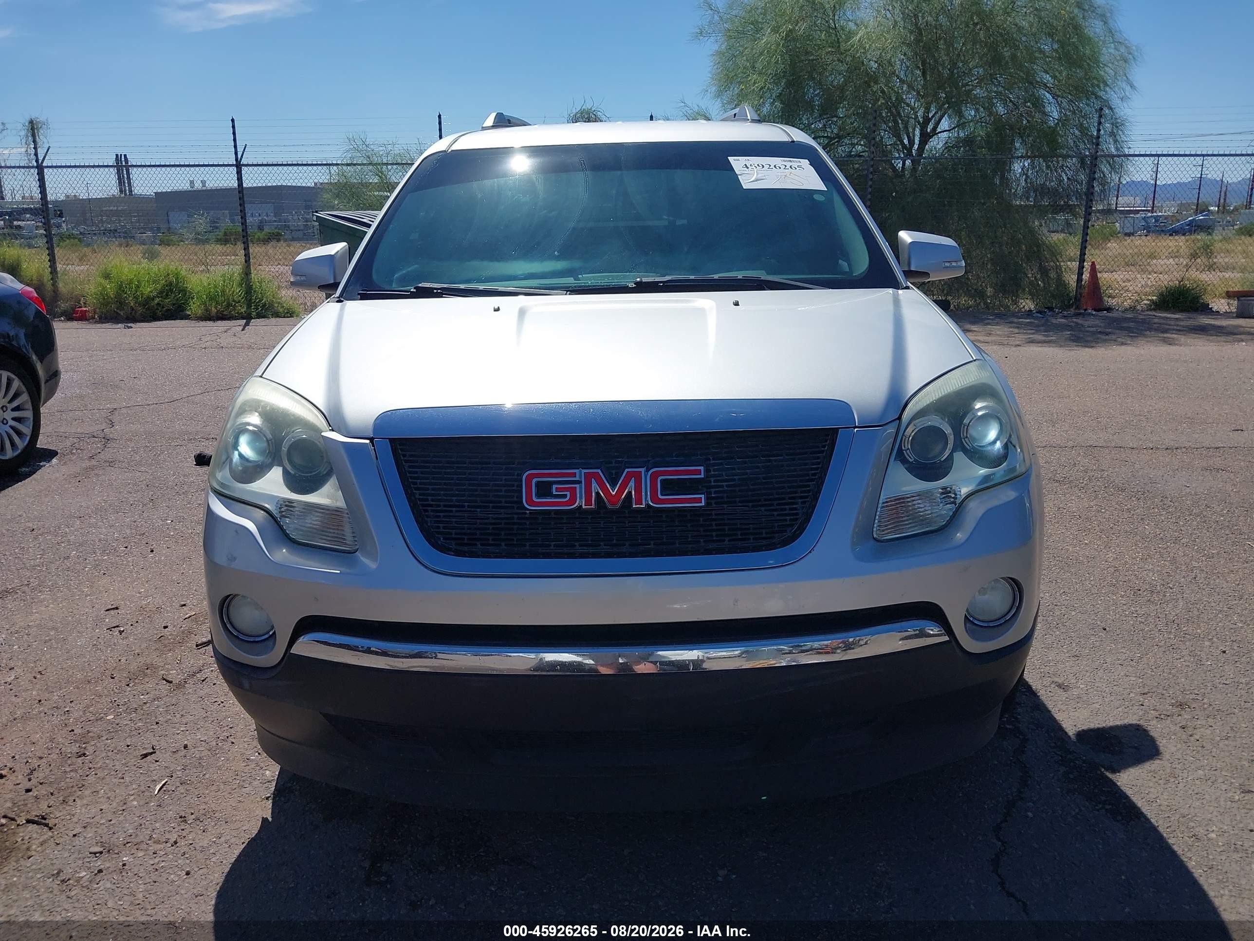 2011 Gmc Acadia Slt-1 Silver vin: 1GKKRRED8BJ336687