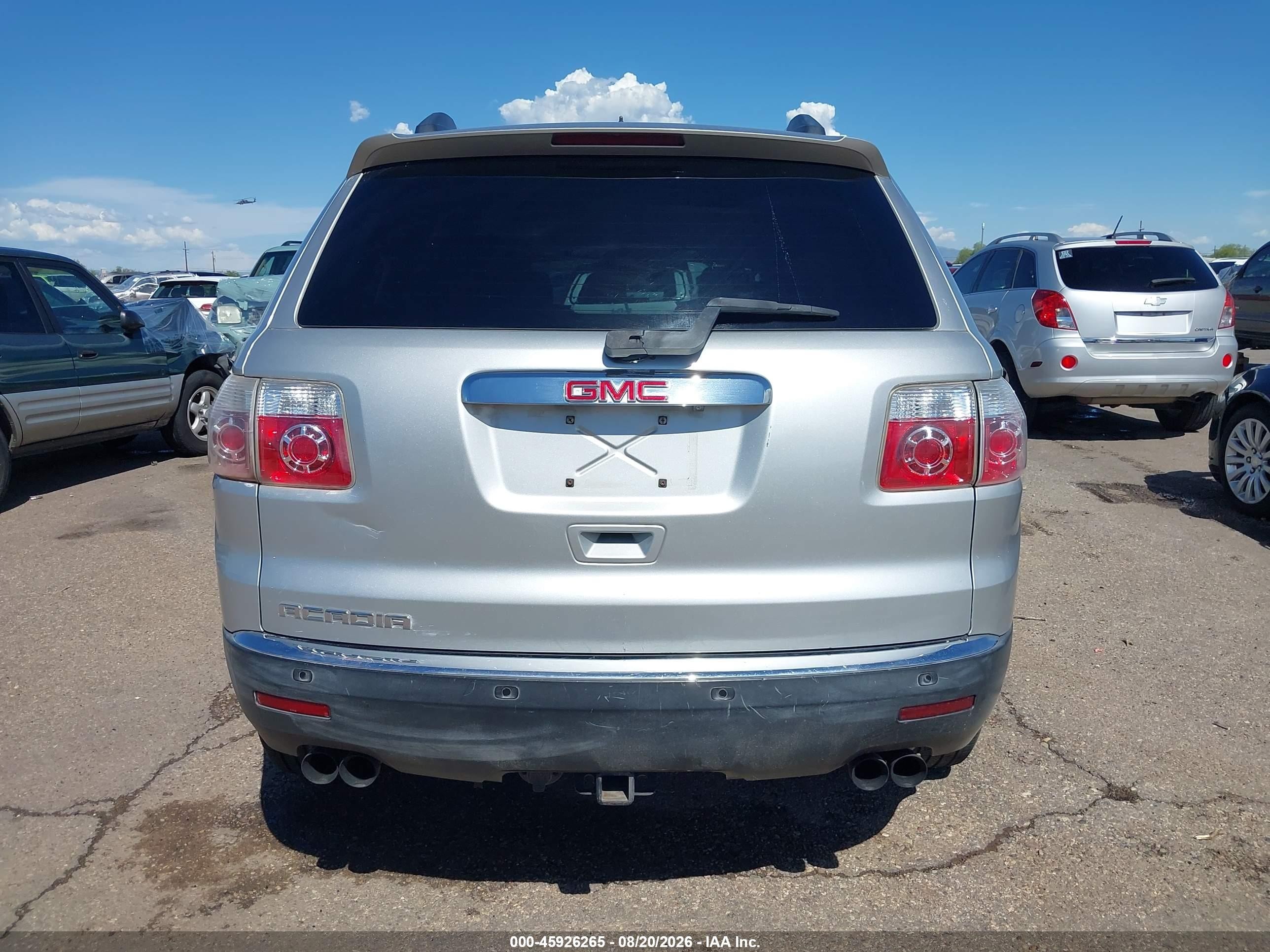 2011 Gmc Acadia Slt-1 Silver vin: 1GKKRRED8BJ336687