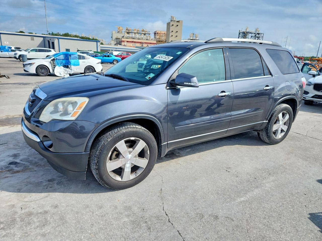 2012 Gmc Acadia Slt-1 Gray vin: 1GKKRRED8CJ349330