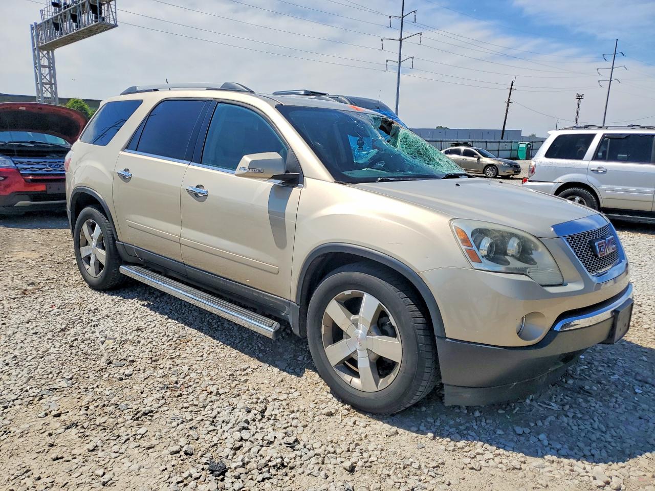2011 Gmc Acadia Slt-1 Gold vin: 1GKKRRED9BJ126194