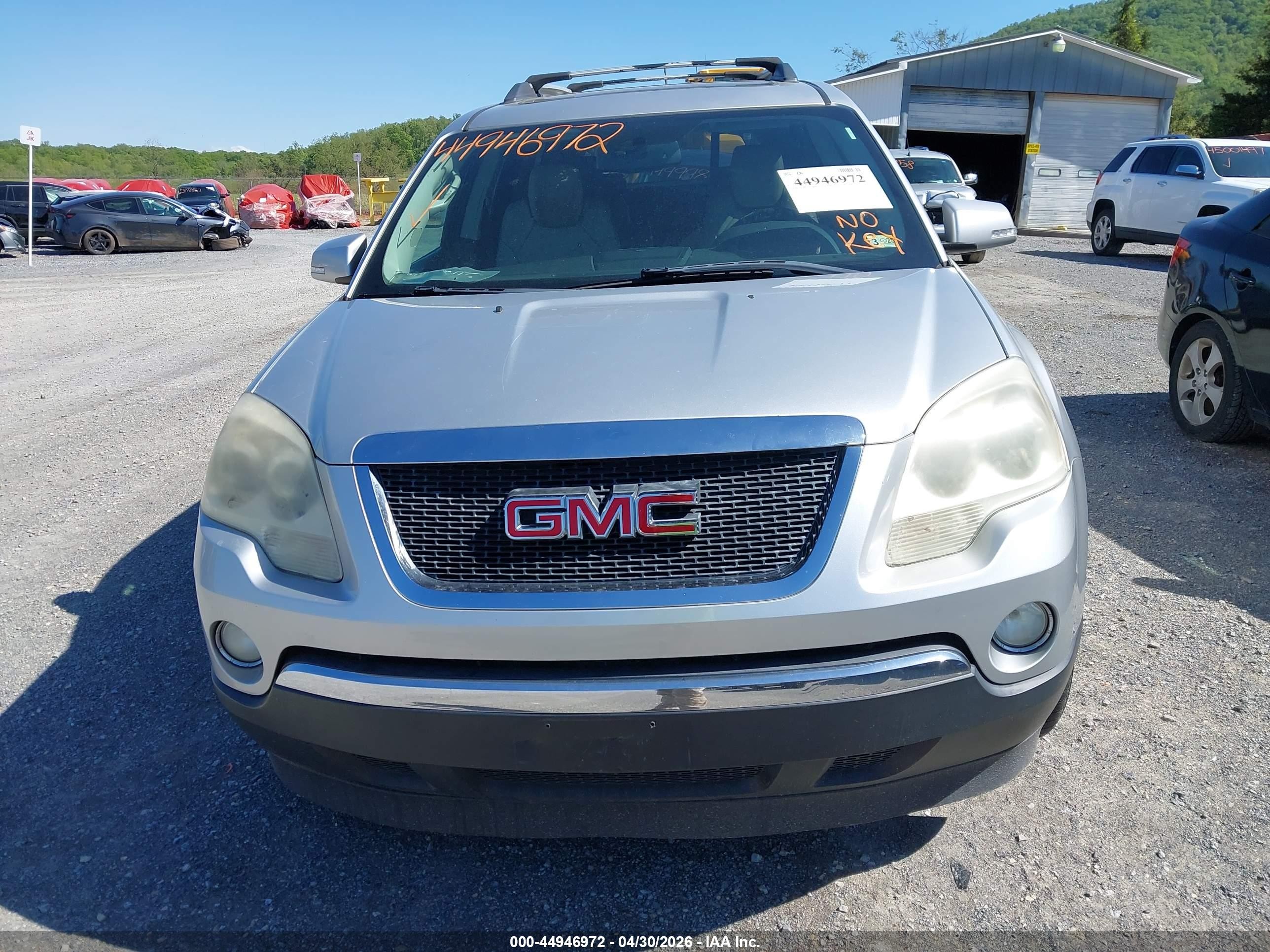 2012 Gmc Acadia Slt-1 Silver vin: 1GKKRRED9CJ135124