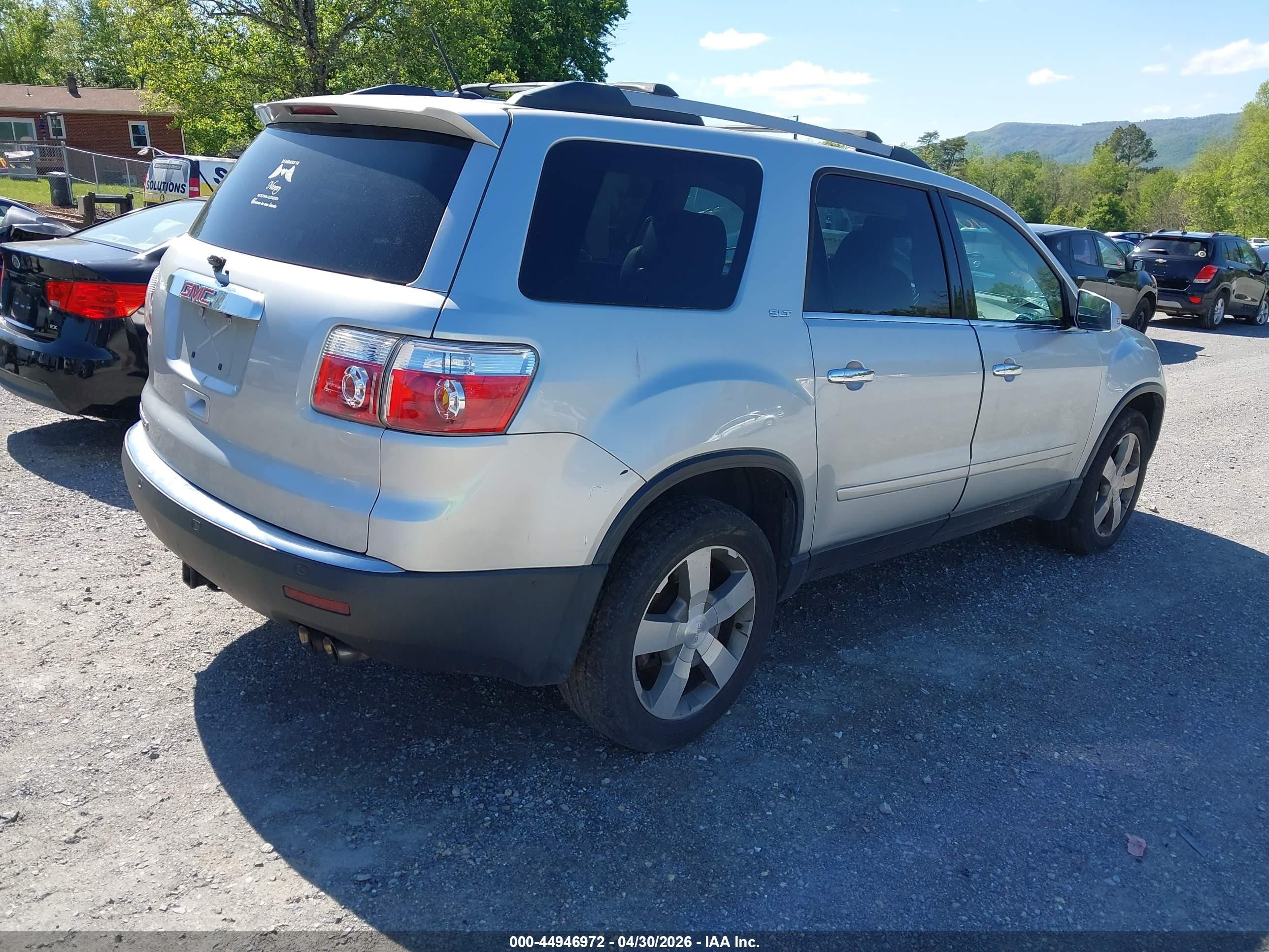 2012 Gmc Acadia Slt-1 Silver vin: 1GKKRRED9CJ135124