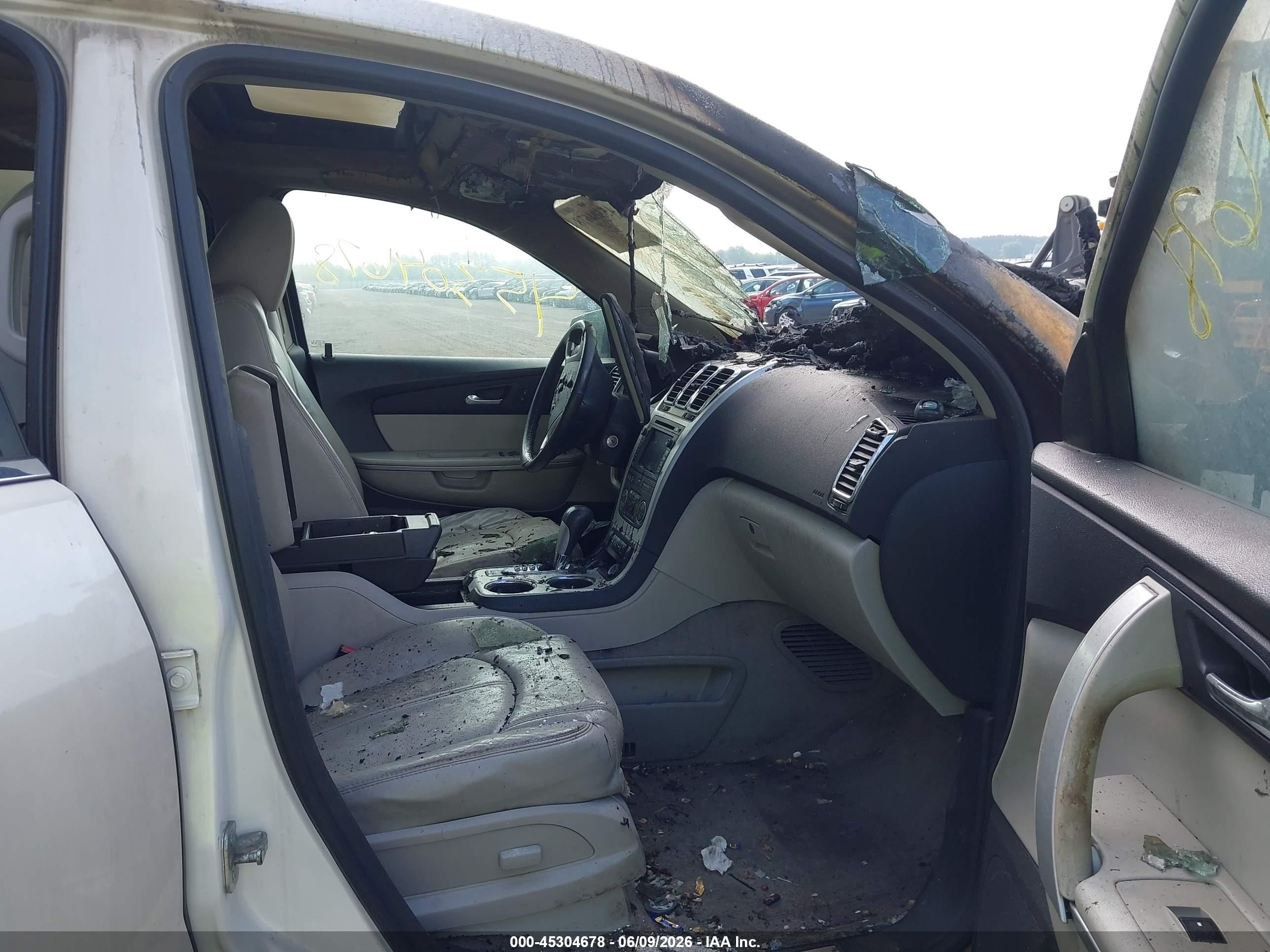 2012 Gmc Acadia Slt-1 White vin: 1GKKRRED9CJ226233
