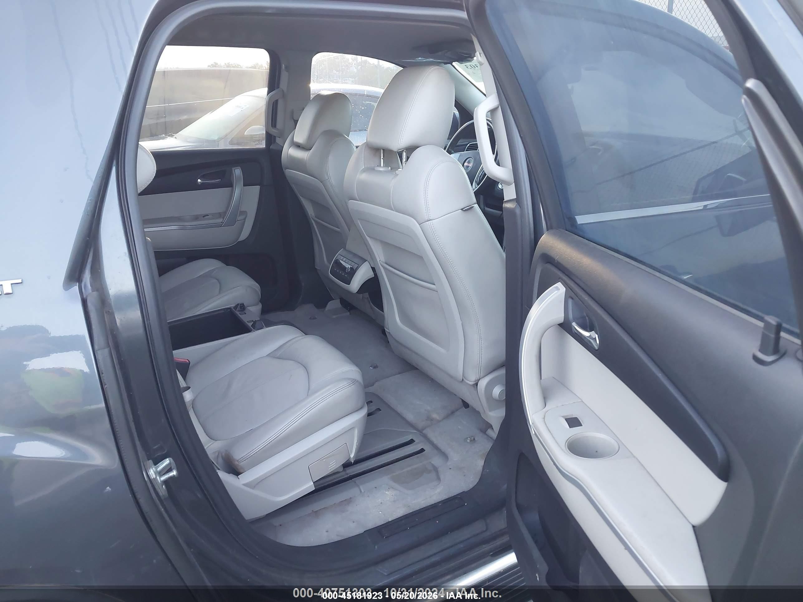 2012 Gmc Acadia Slt1 Black vin: 1GKKRRED9CJ298680