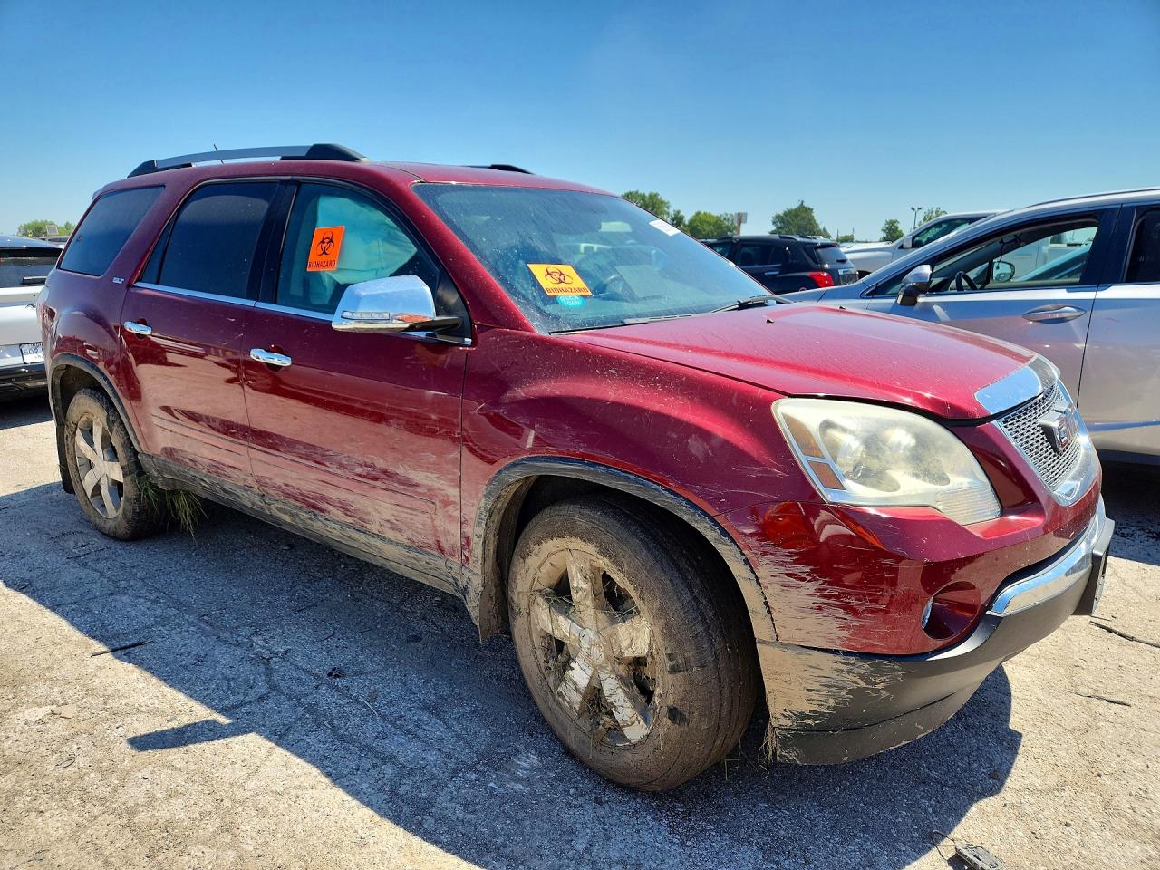 2011 Gmc Acadia Slt-1 Red vin: 1GKKRREDXBJ254492