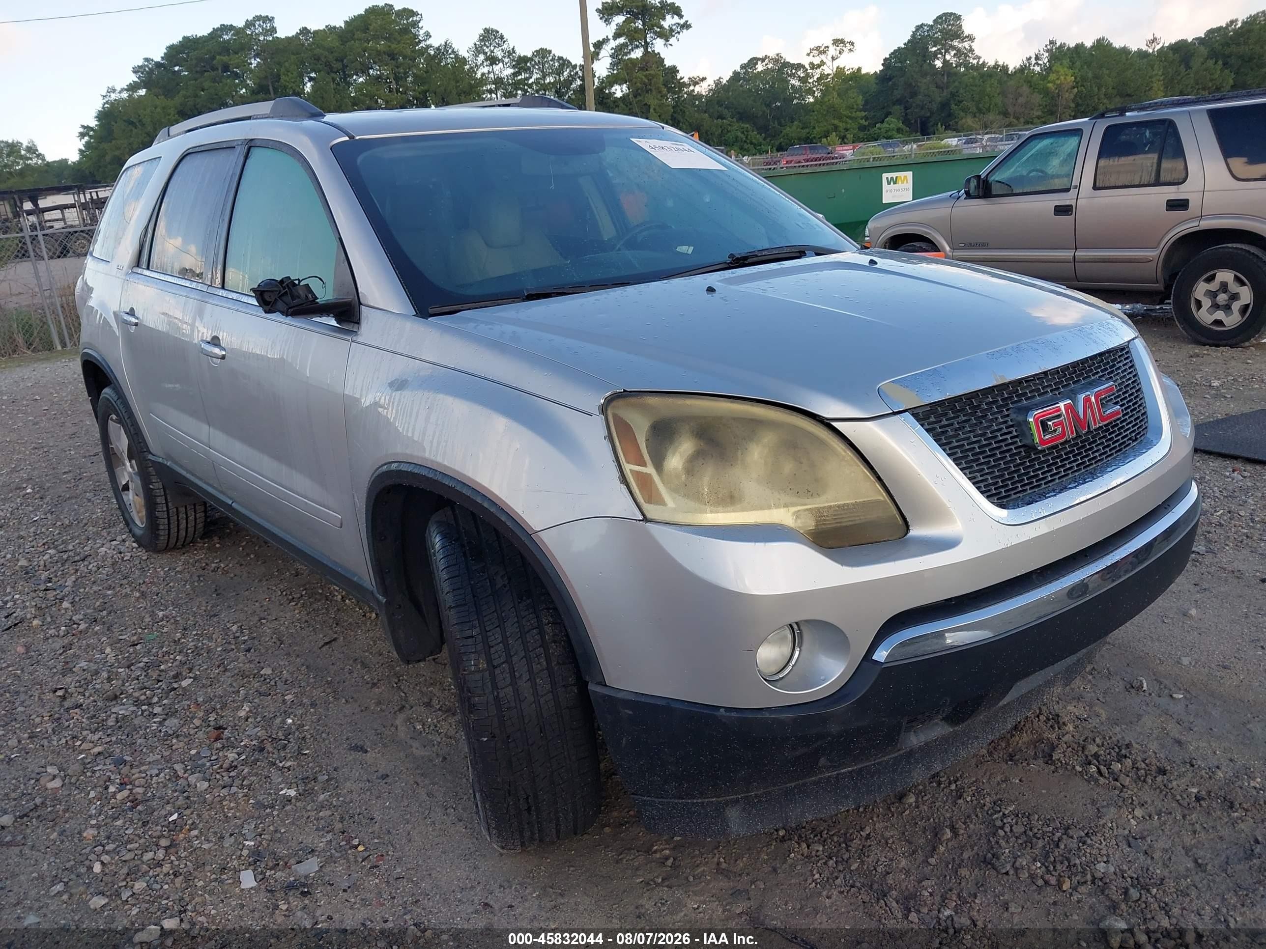 2012 Gmc Acadia Slt-1 Silver vin: 1GKKRREDXCJ300095