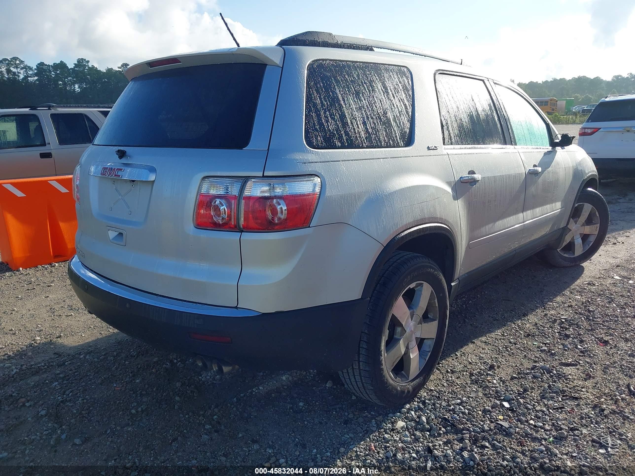 2012 Gmc Acadia Slt-1 Silver vin: 1GKKRREDXCJ300095