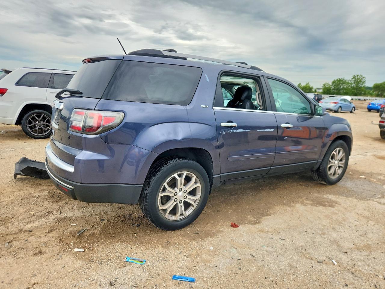 2013 Gmc Acadia Slt-1 Blue vin: 1GKKRRKD0DJ198327