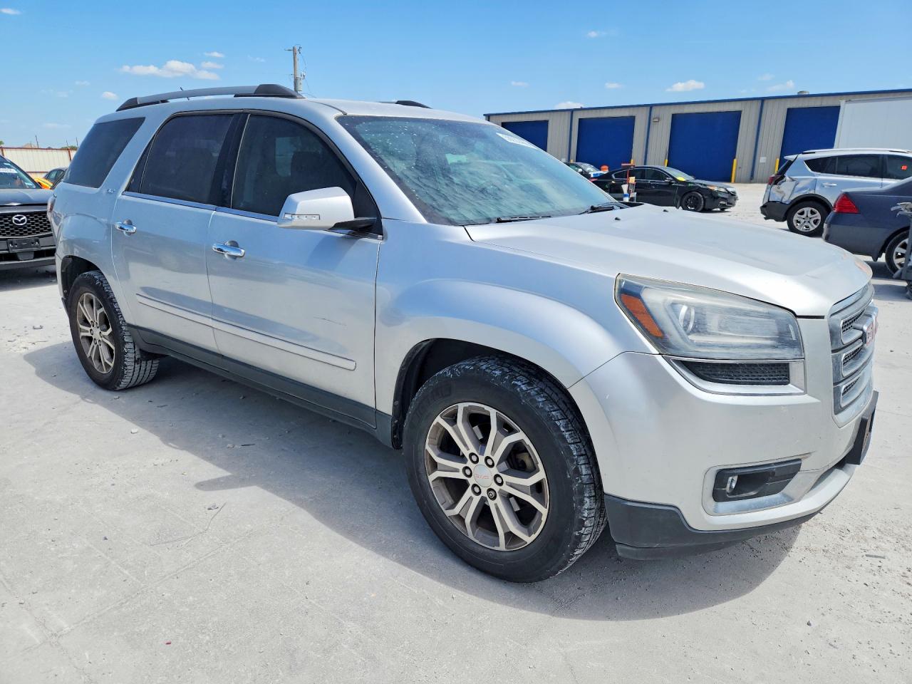 2013 Gmc Acadia Slt-1 Silver vin: 1GKKRRKD0DJ199378