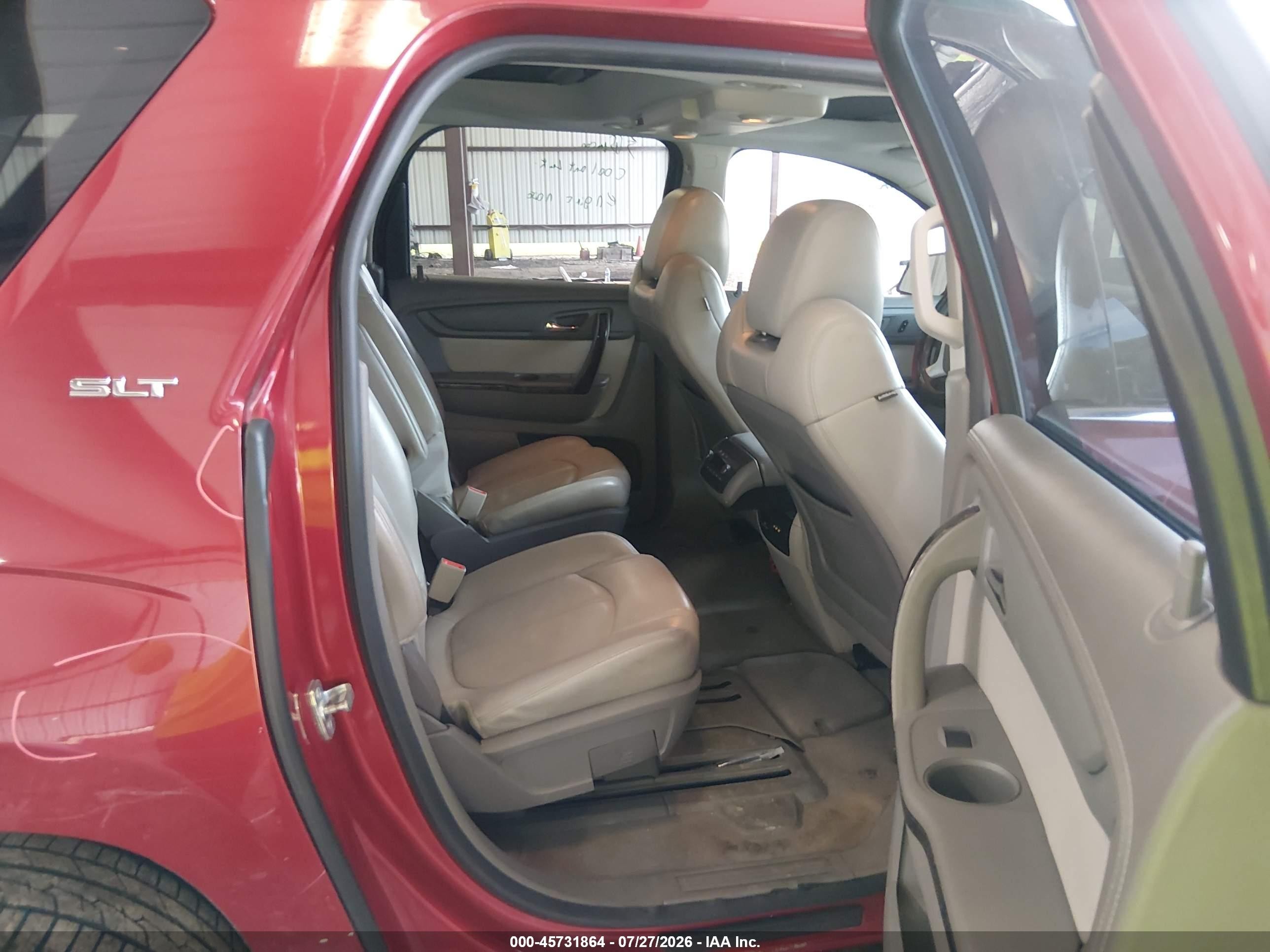 2013 Gmc Acadia Slt-1 Red vin: 1GKKRRKD0DJ244044