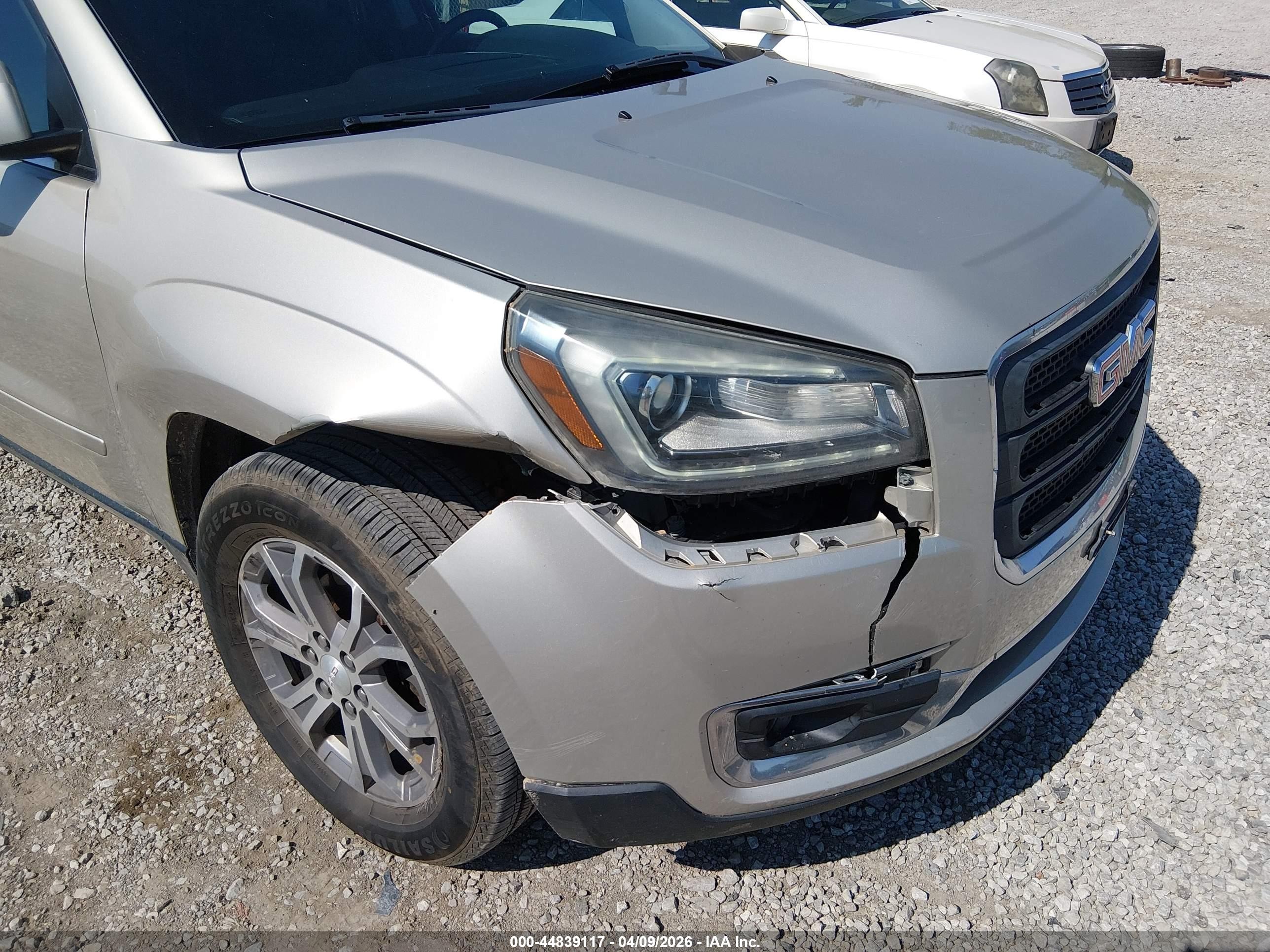 2013 Gmc Acadia Slt-1 Tan vin: 1GKKRRKD0DJ259756