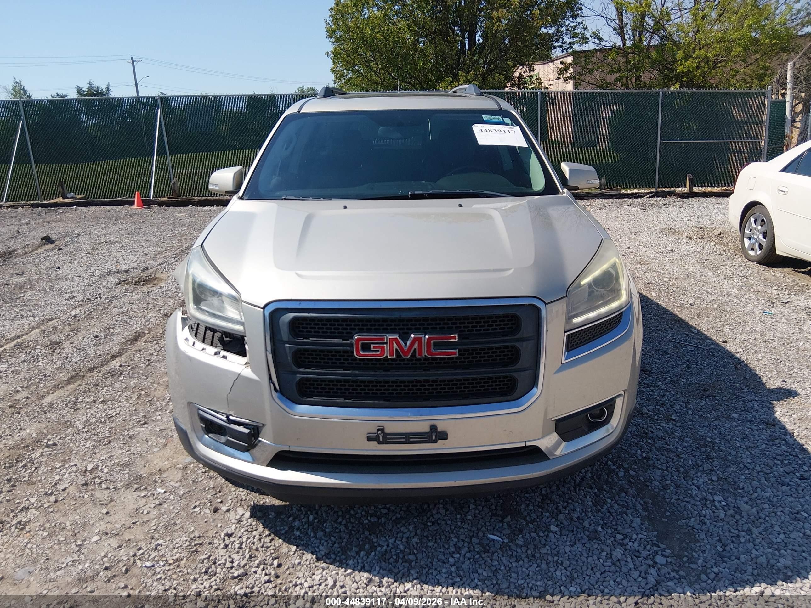 2013 Gmc Acadia Slt-1 Tan vin: 1GKKRRKD0DJ259756
