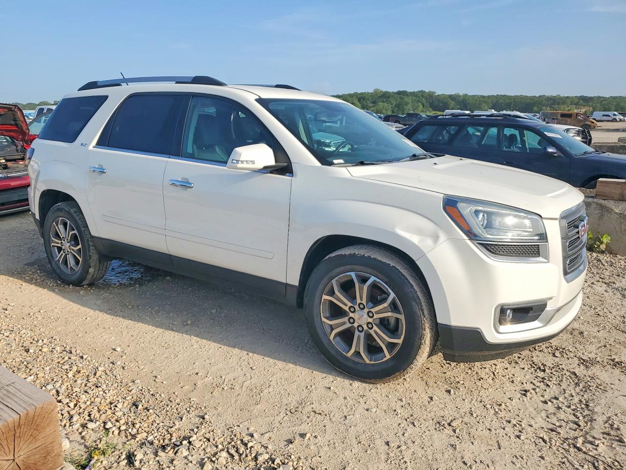 2014 Gmc Acadia Slt-1 White vin: 1GKKRRKD0EJ229481