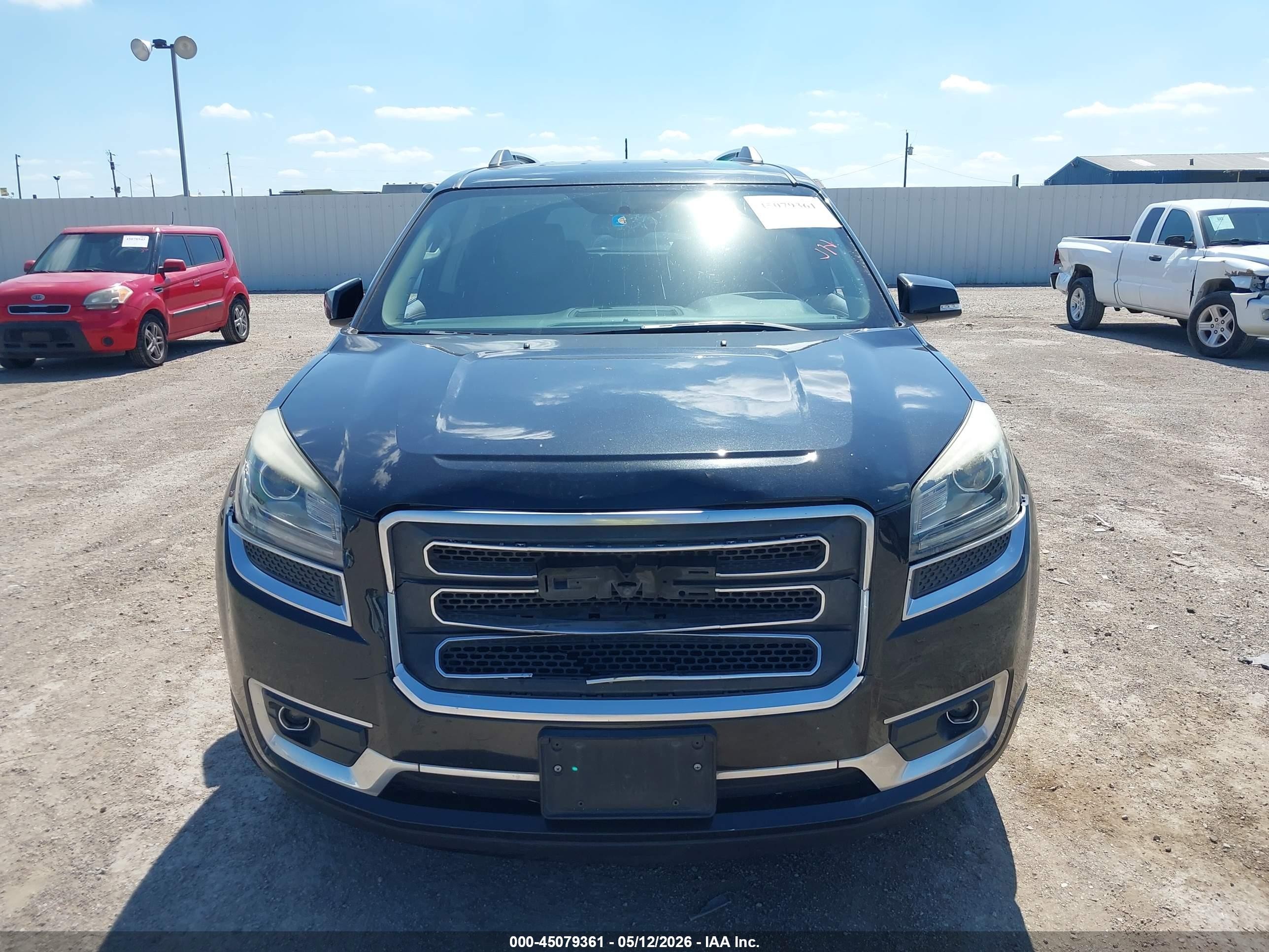 2015 Gmc Acadia Slt-1 Black vin: 1GKKRRKD0FJ296664