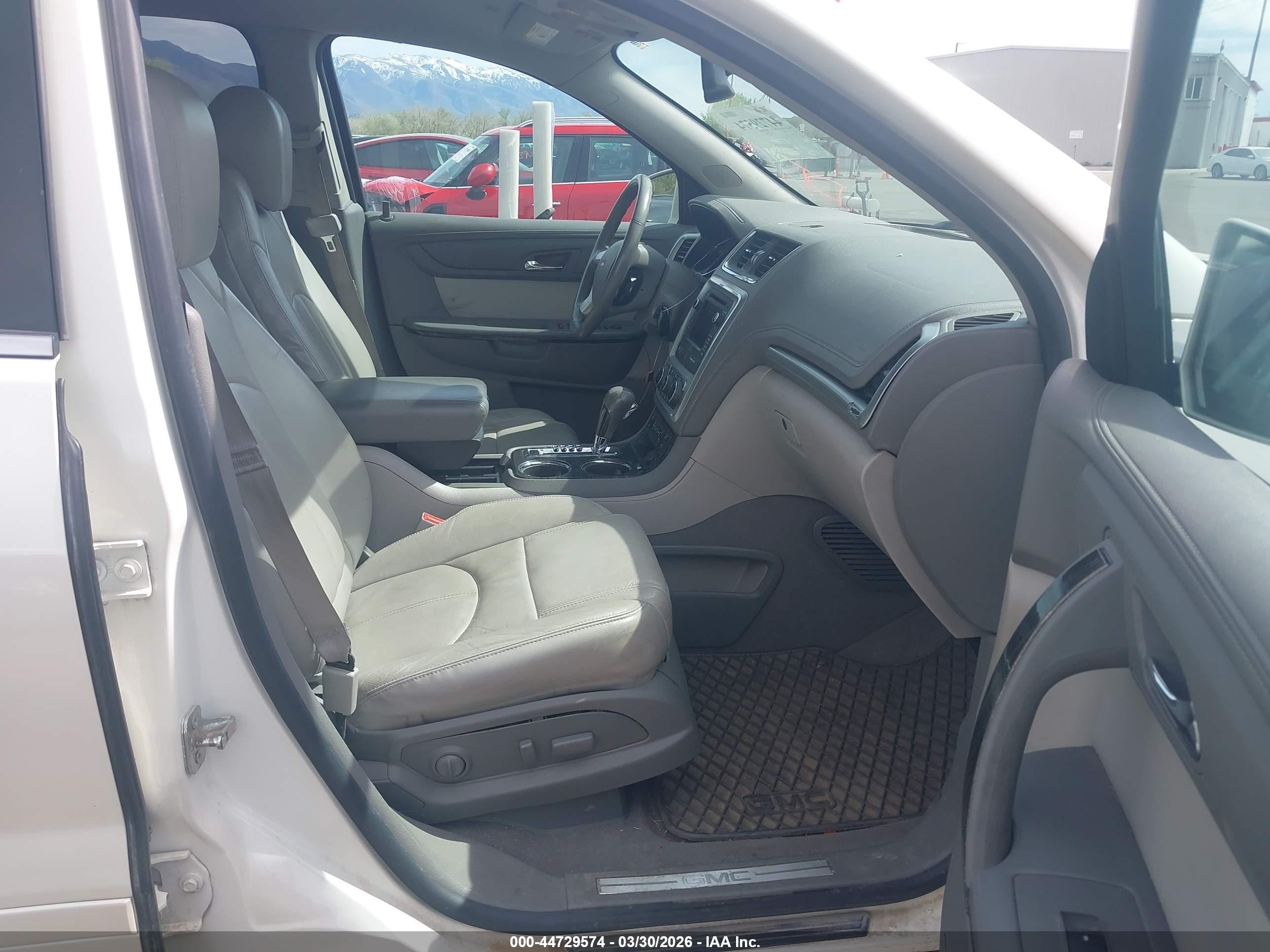 2014 Gmc Acadia Slt-1 White vin: 1GKKRRKD1EJ148487