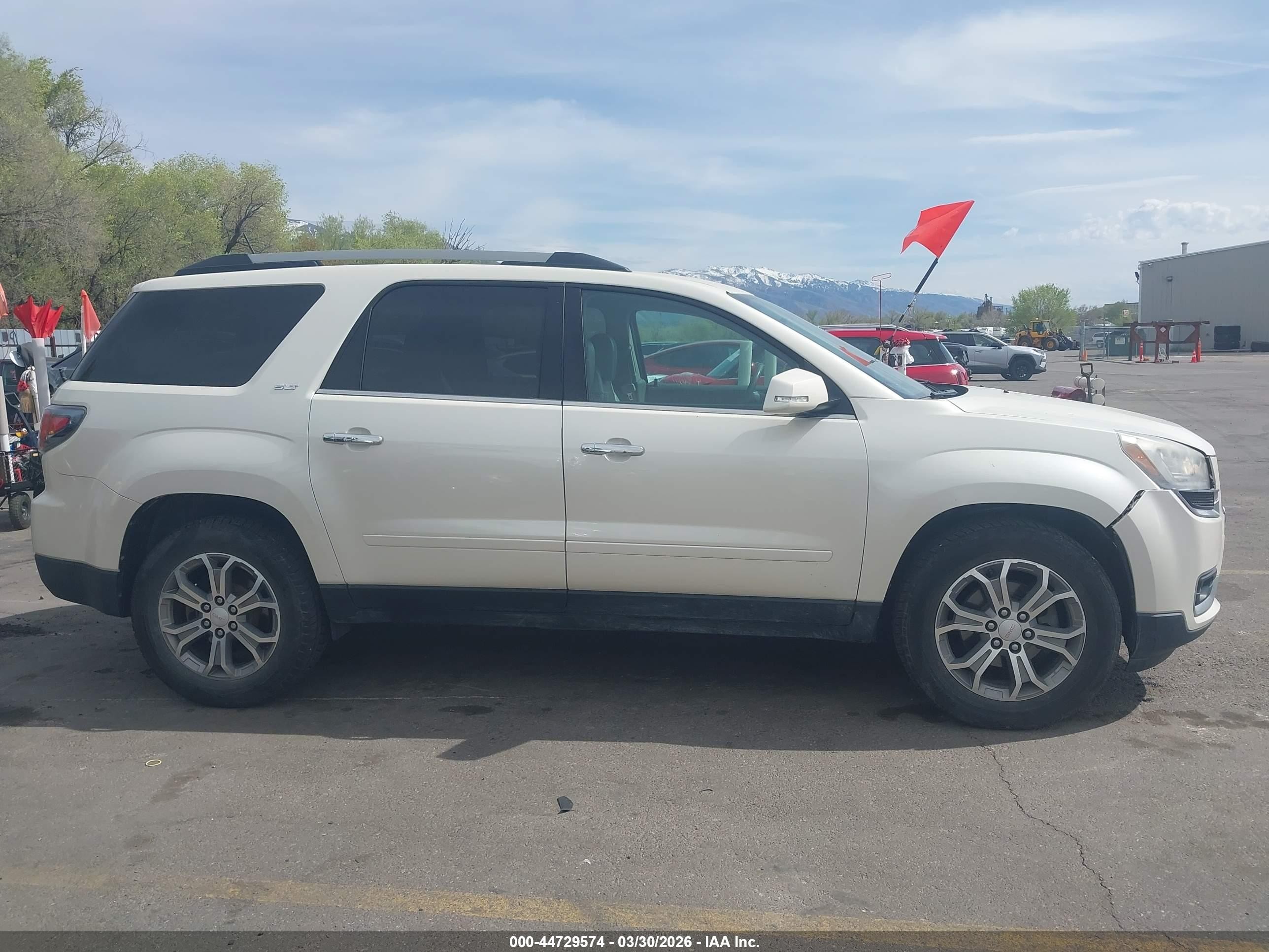2014 Gmc Acadia Slt-1 White vin: 1GKKRRKD1EJ148487